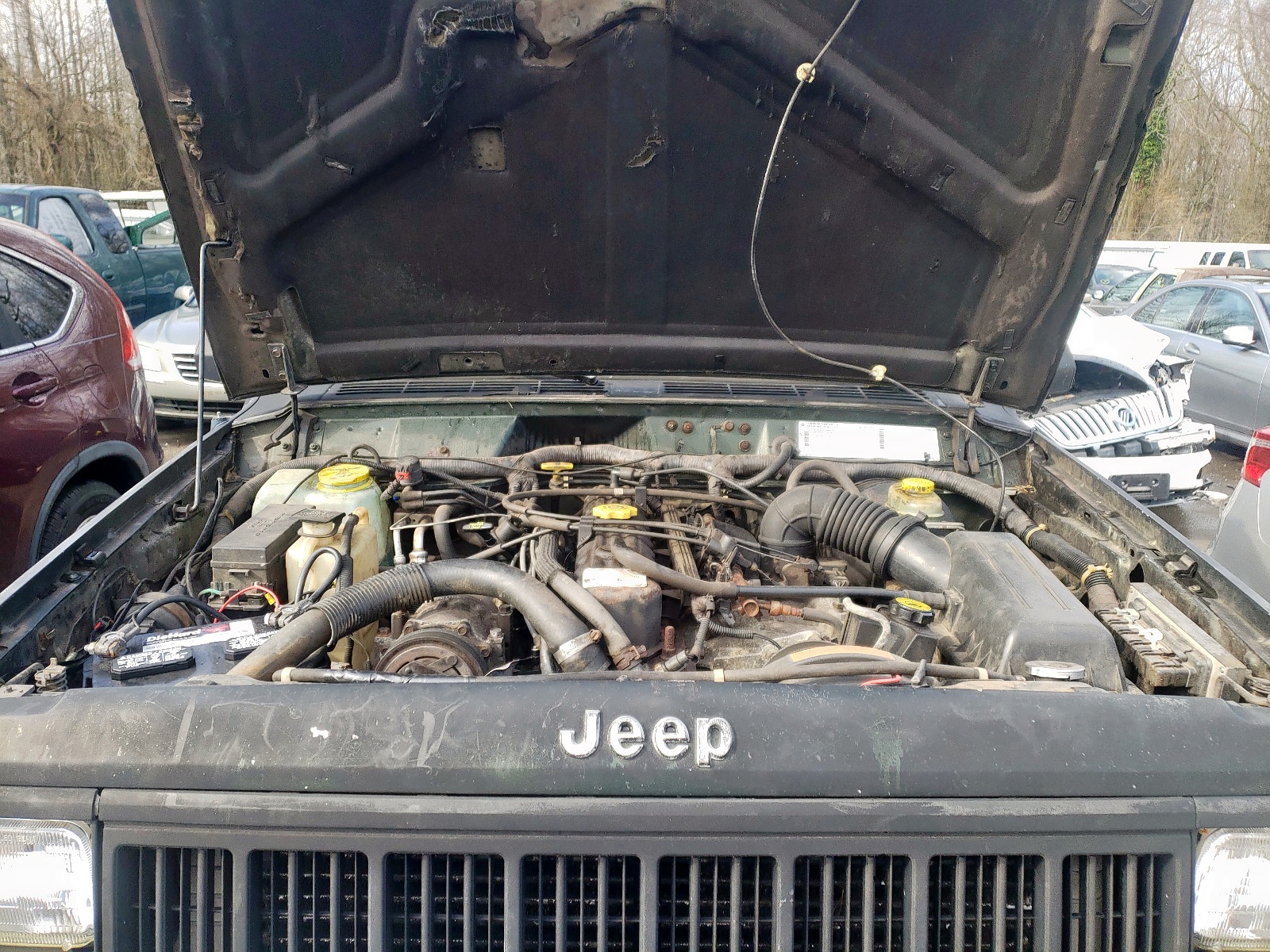 Photo 7 from auction – 1996 JEEP CHEROKEE S with VIN 1J4FJ68S4TL274119
