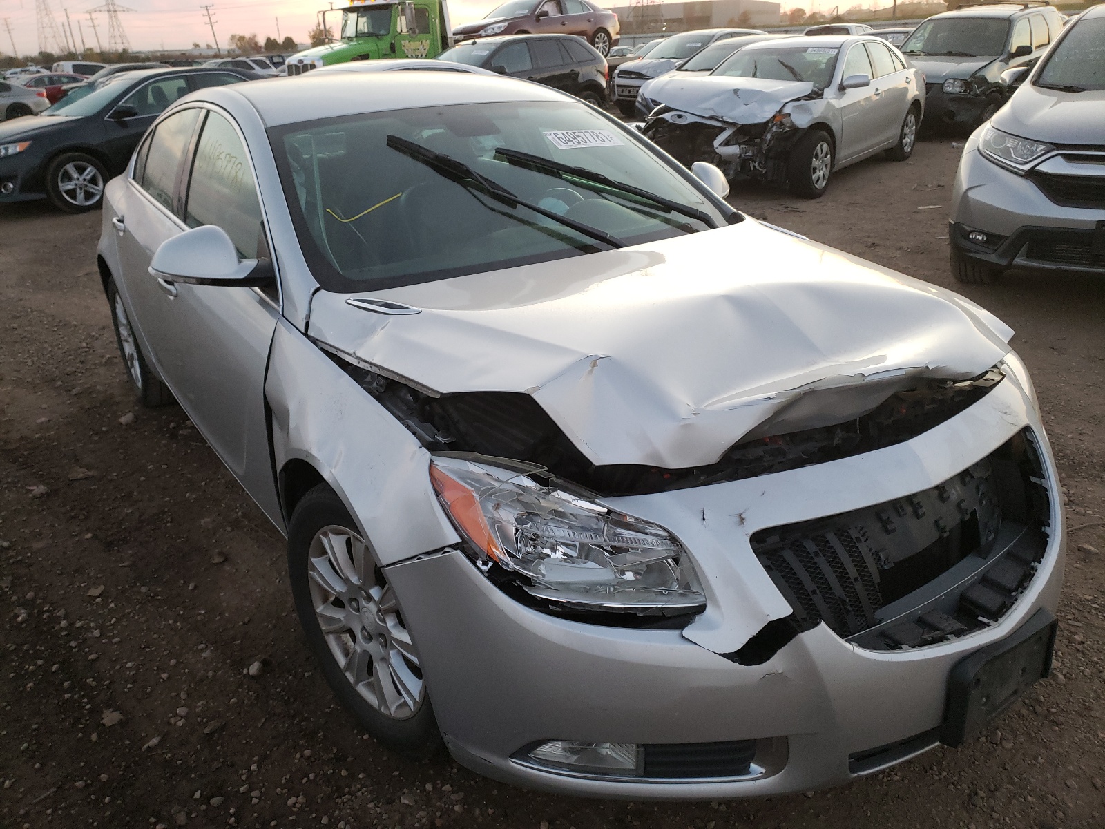 BUICK REGAL PREM 2013 with VIN 2G4GS5ER5D9217855 - Photo from auction