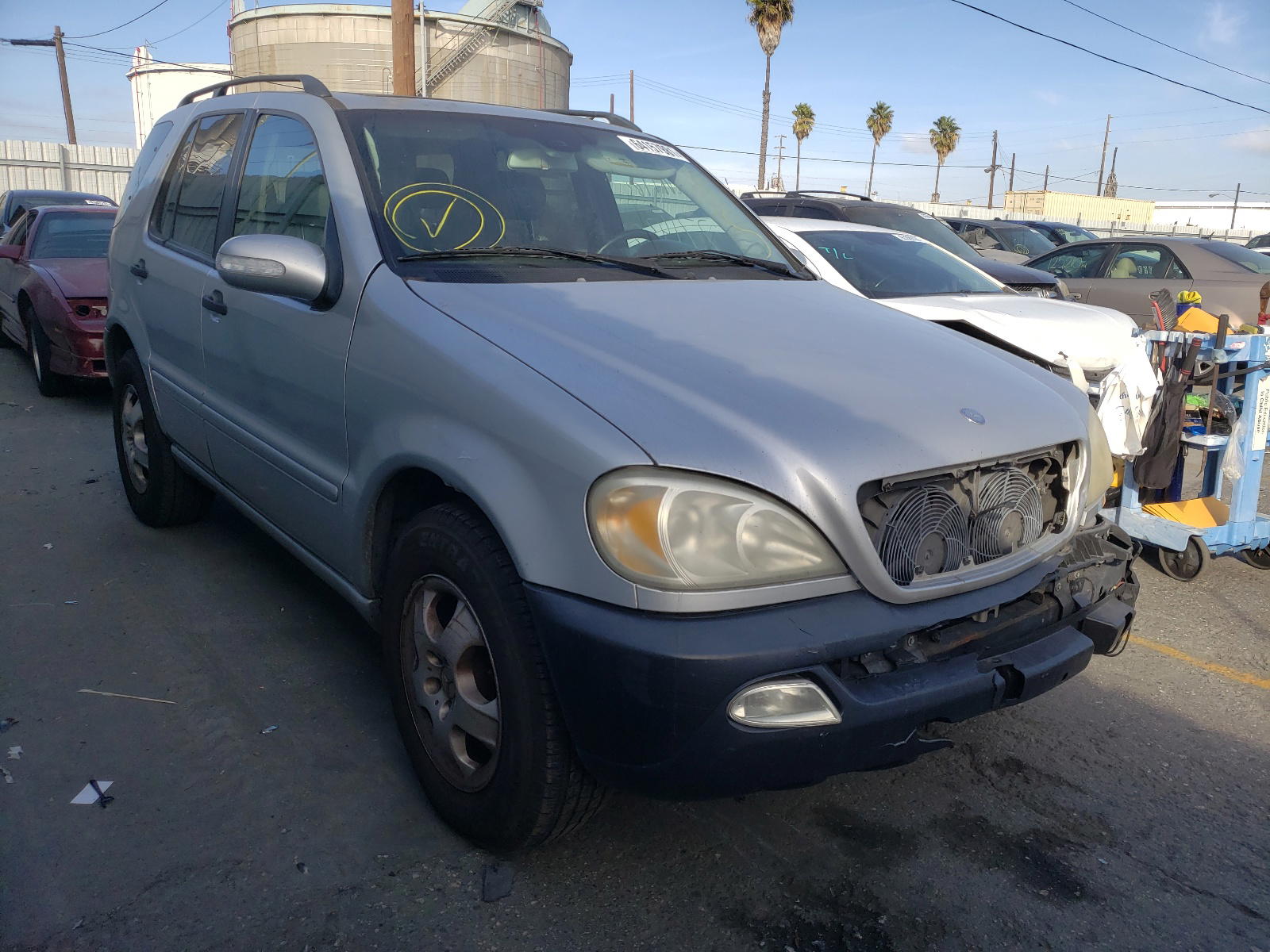 MERCEDES-BENZ ML-CLASS 2002 with VIN 4JGAB54E82A360501 - Photo from auction