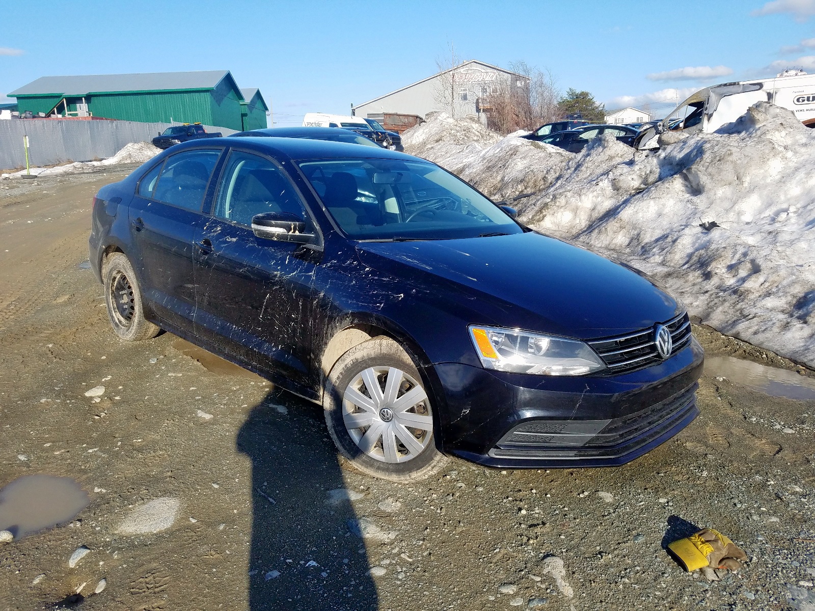 VOLKSWAGEN JETTA BASE 2015 with VIN 3VW1K7AJ8FM356472 - Photo from auction