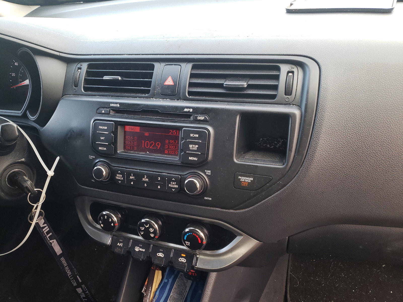 Photo 9 from auction – 2013 KIA RIO LX with VIN KNADM4A30D6230157
