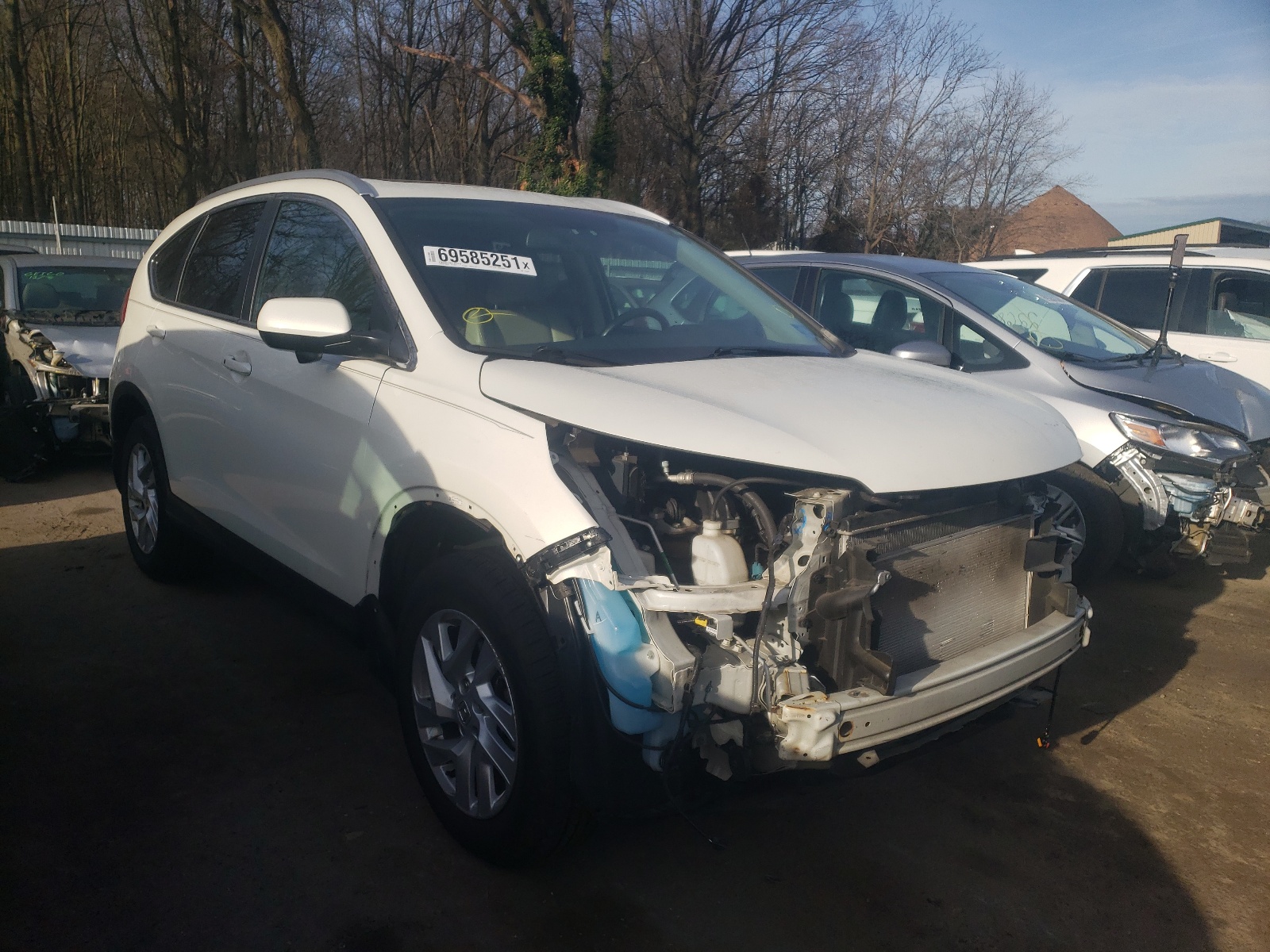 HONDA CR-V EXL 2015 with VIN 5J6RM4H70FL115249 - Photo from auction
