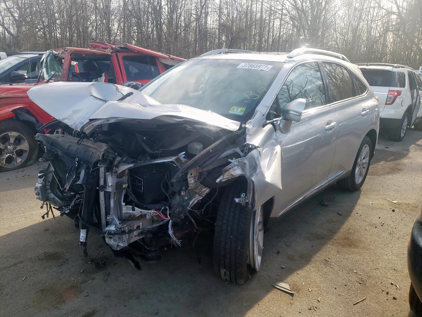 Photo 2 from auction – 2012 LEXUS RX 350 with VIN 2T2BK1BA4CC153470