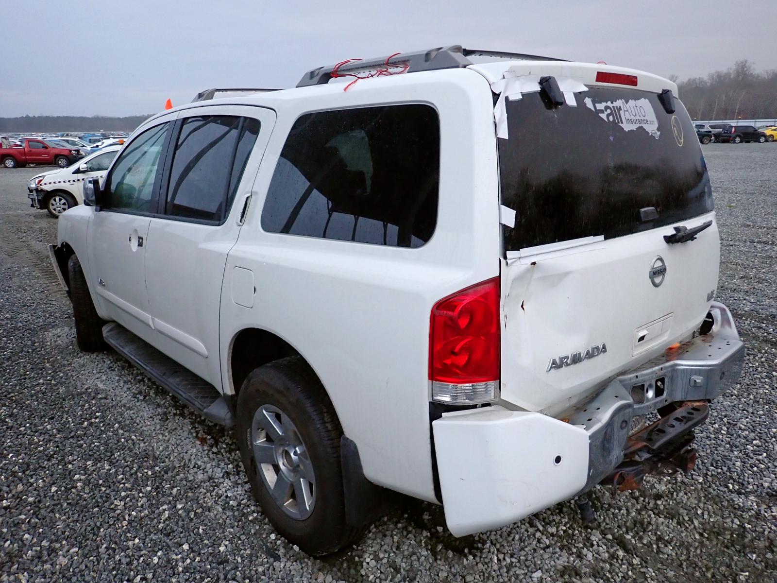 Photo 3 from auction – 2007 NISSAN ARMADA SE with VIN 5N1BA08C47N716008