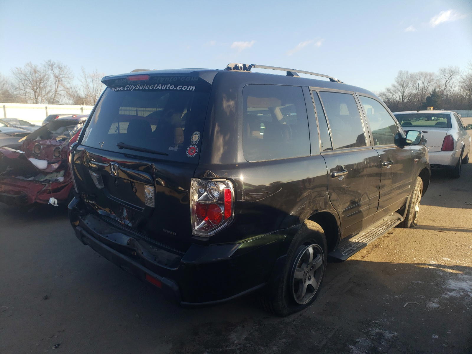 Photo 4 from auction – 2006 HONDA PILOT EX with VIN 5FNYF18466B008791