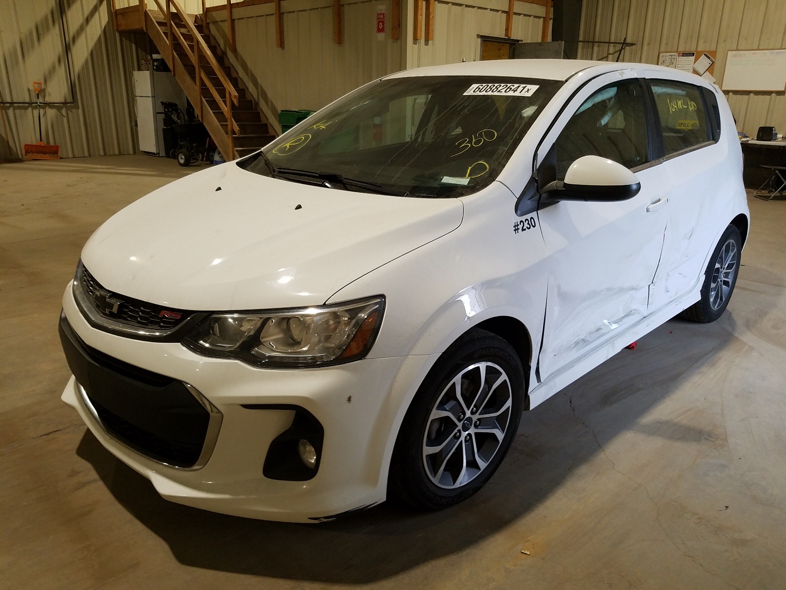 Photo 2 from auction – 2018 CHEVROLET SONIC LT with VIN 1G1JD6SH7J4108374