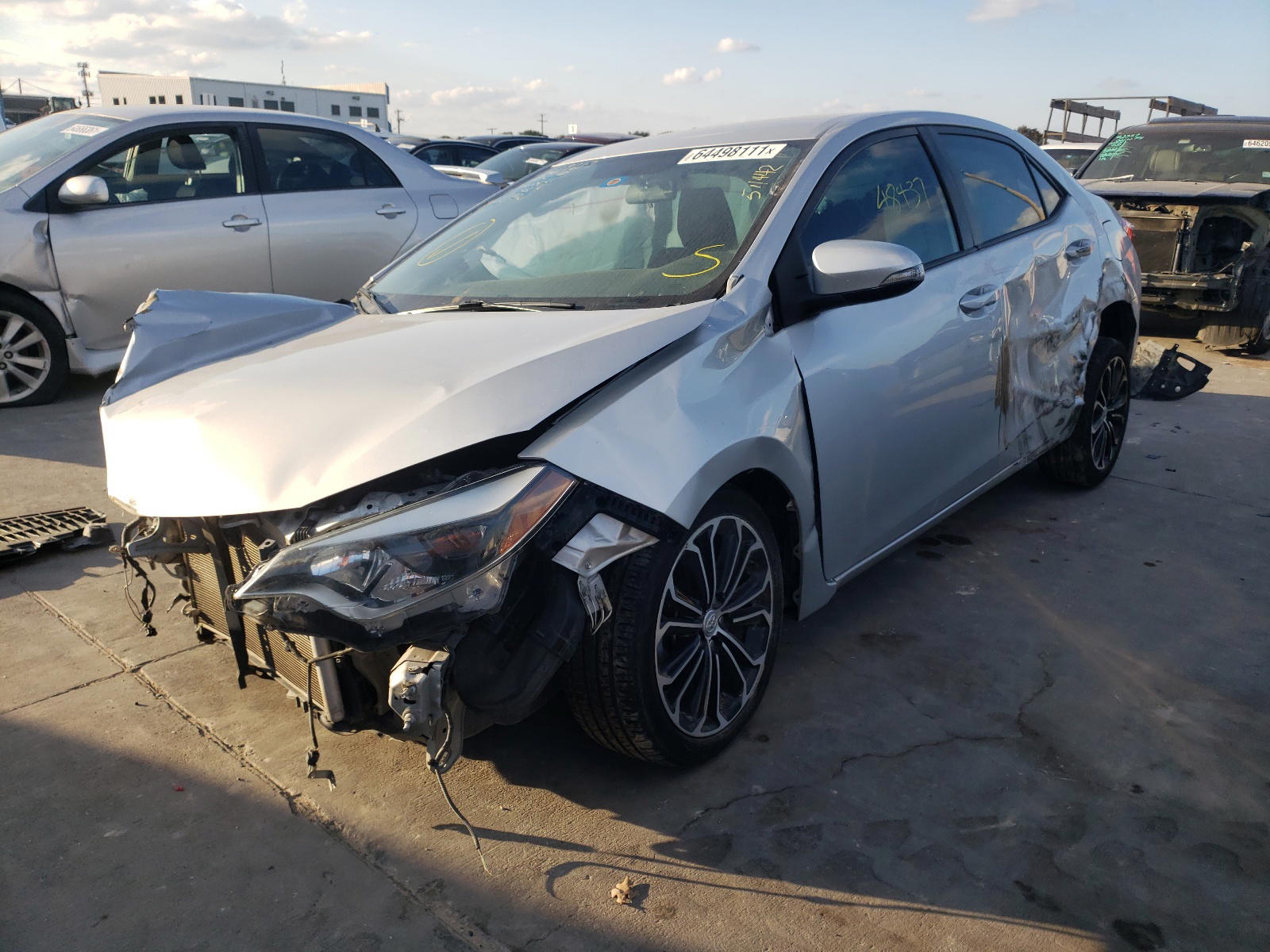 Photo 2 from auction – 2016 TOYOTA COROLLA L with VIN 5YFBURHE8GP511442