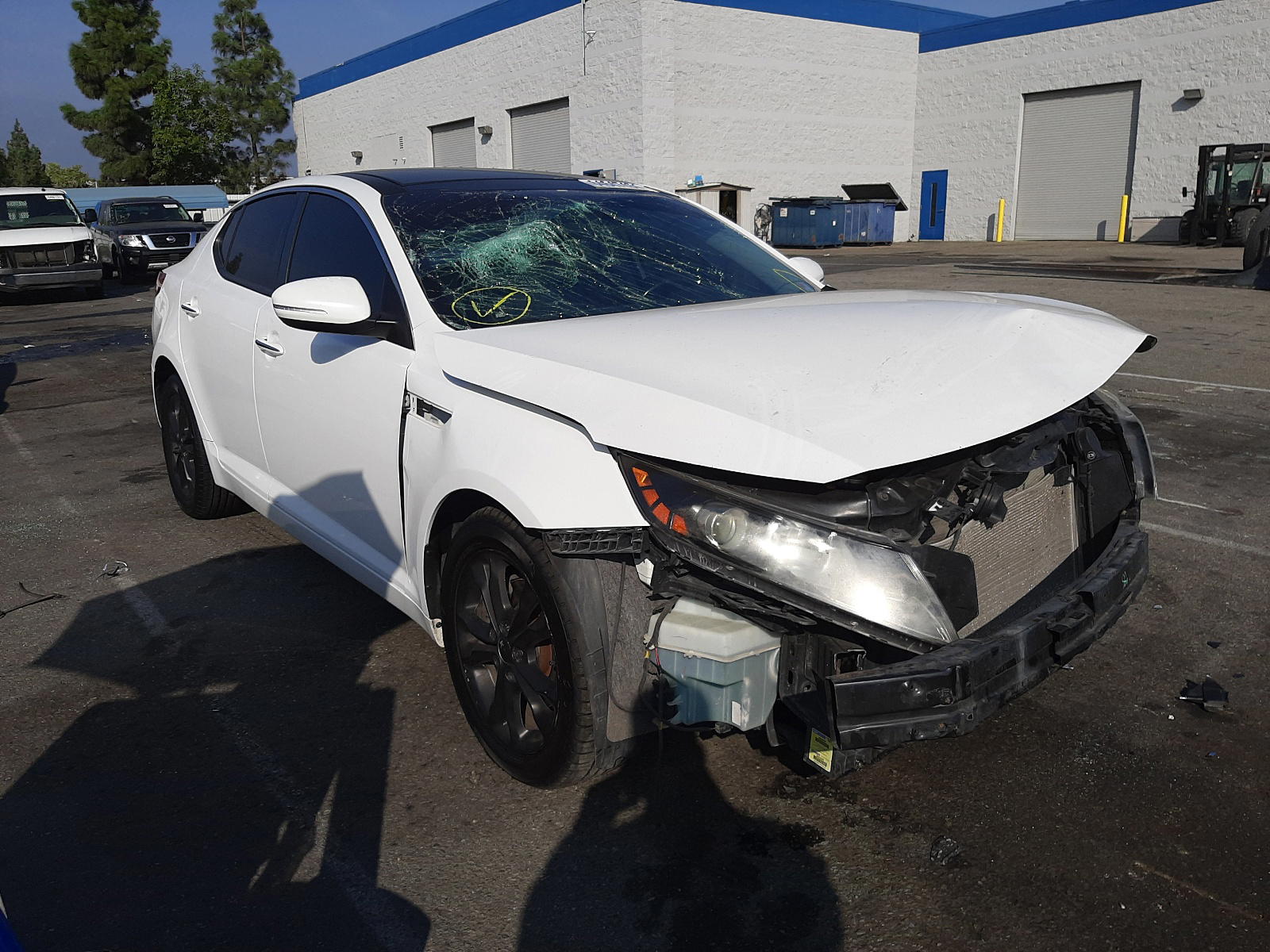 KIA OPTIMA EX 2013 with VIN 5XXGN4A73DG102223 - Photo from auction