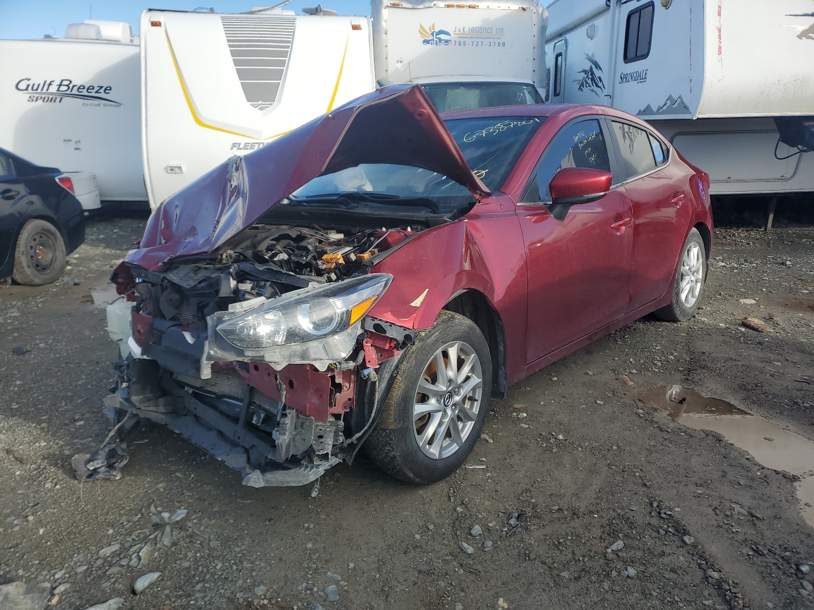 Photo 2 from auction – 2018 MAZDA 3 TOURING with VIN JM1BN1V74J1198163