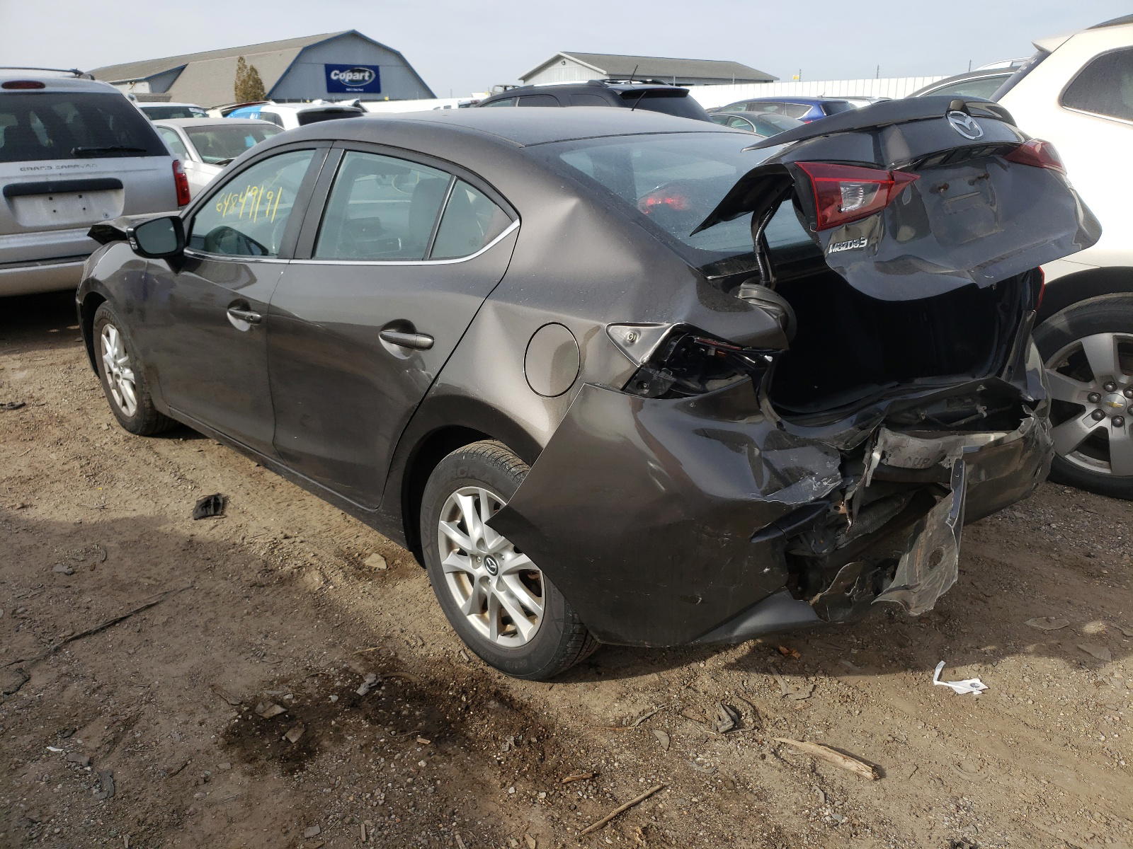Photo 3 from auction – 2014 MAZDA 3 TOURING with VIN JM1BM1V75E1125084