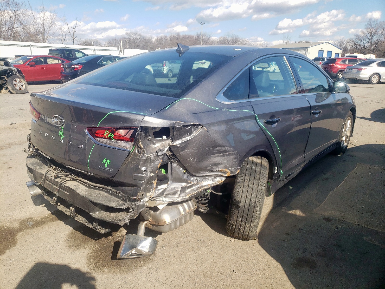 Photo 4 from auction – 2019 HYUNDAI SONATA LIM with VIN 5NPE34AF6KH741895
