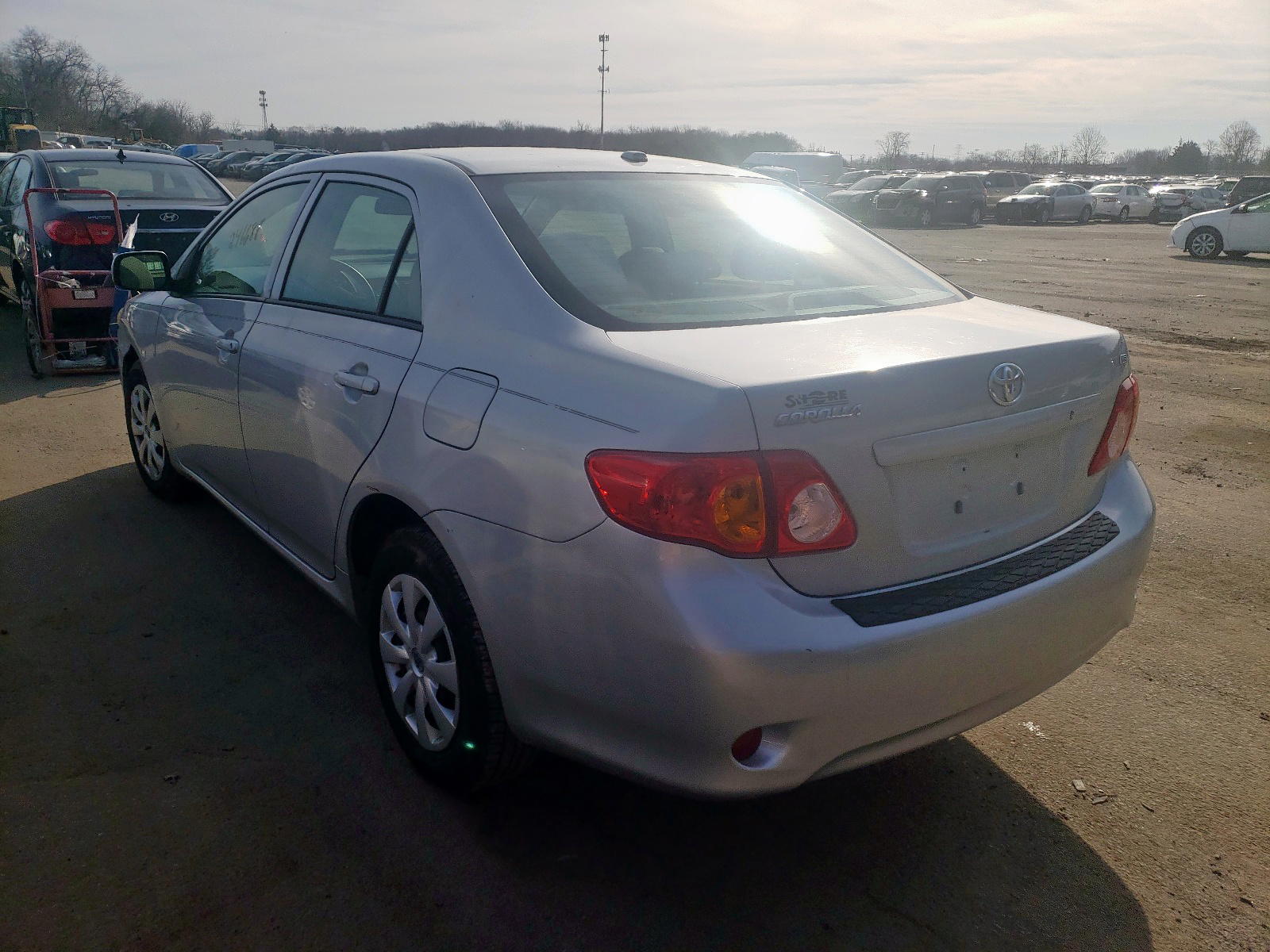 Photo 3 from auction – 2009 TOYOTA COROLLA BA with VIN 2T1BU40E69C010700