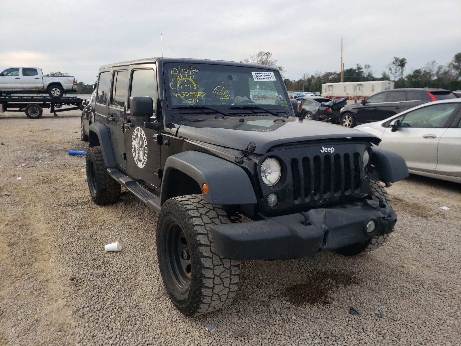 Photo 1 from auction – 2014 JEEP WRANGLER U with VIN 1C4BJWDGXEL305057