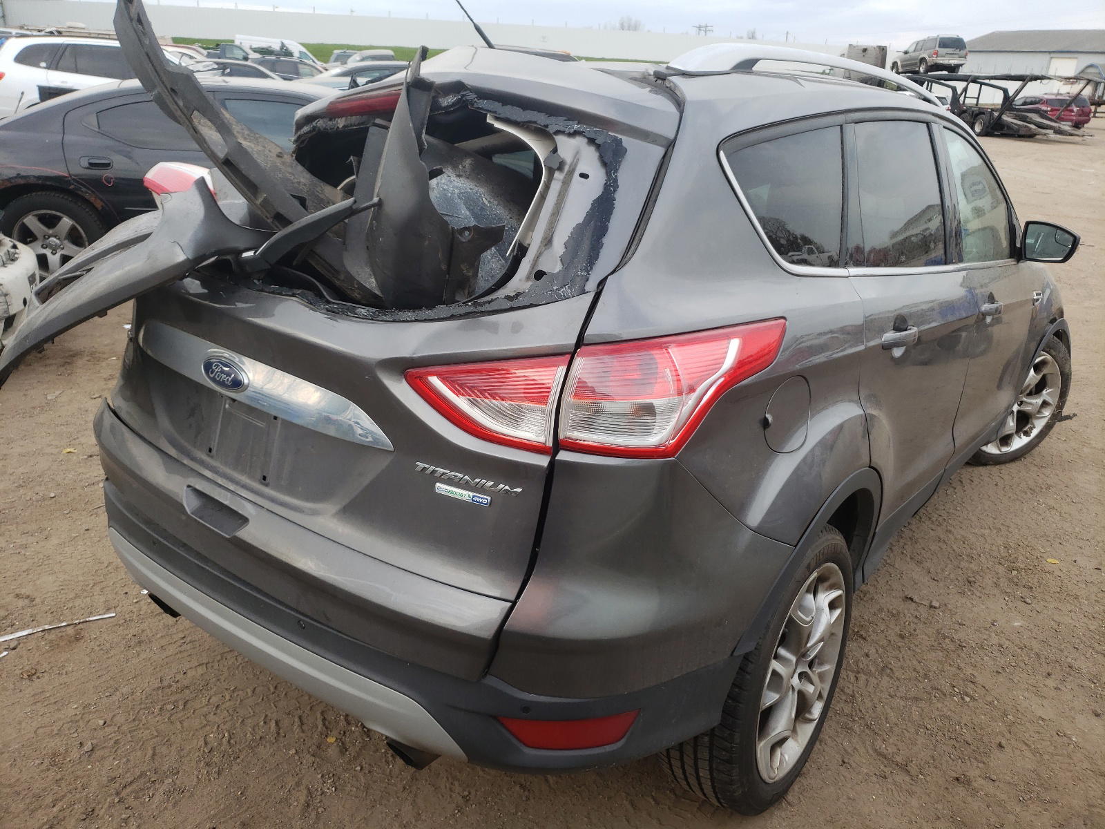 Photo 4 from auction – 2014 FORD ESCAPE TIT with VIN 1FMCU9J97EUA34211