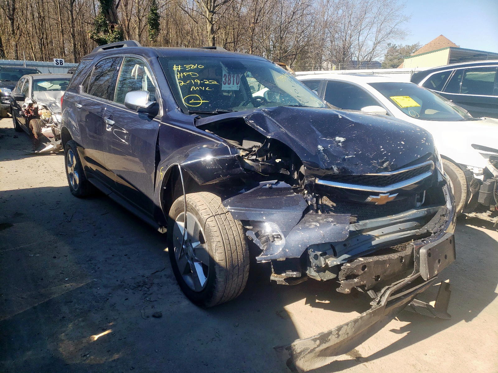 CHEVROLET EQUINOX LT 2015 with VIN 2GNFLFEK8F6205961 - Photo from auction
