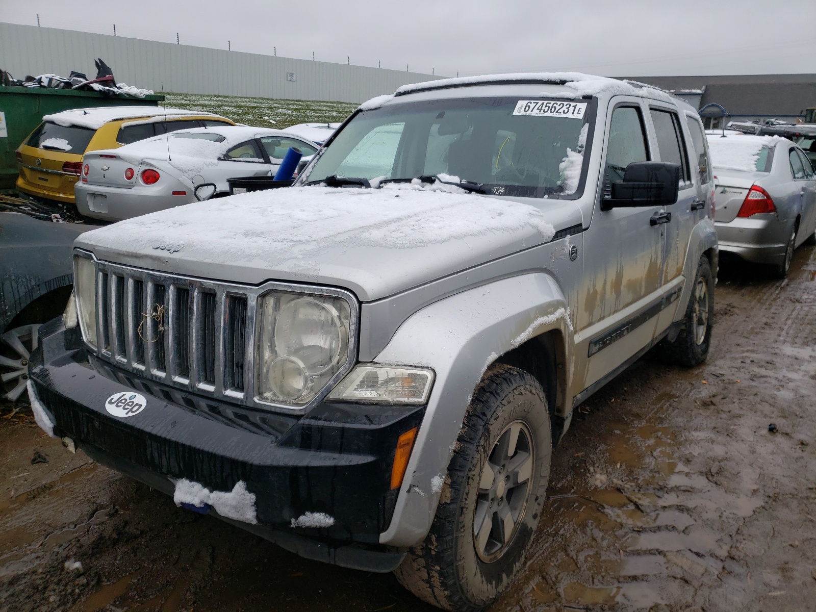 Photo 2 from auction – 2008 JEEP LIBERTY SP with VIN 1J8GN28K48W281545