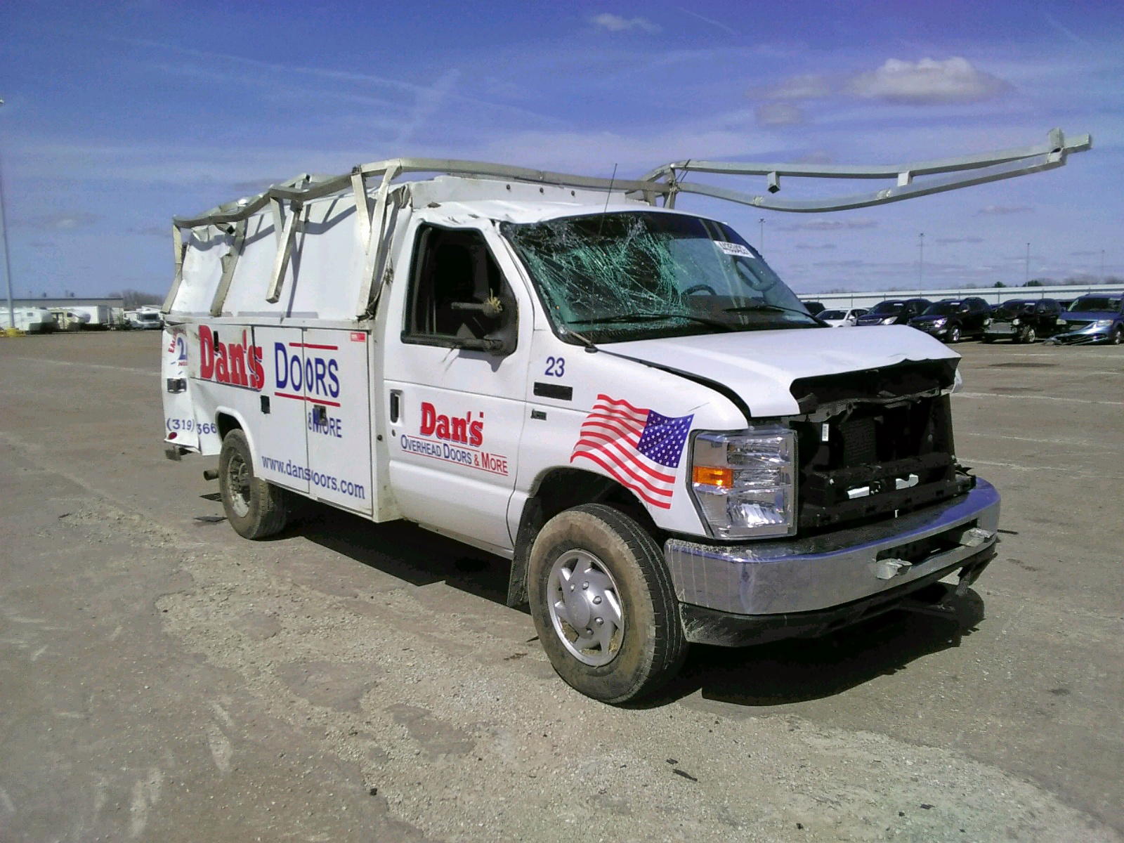 FORD ECONOLINE 2019 with VIN 1FDWE3F60KDC24854 - Photo from auction