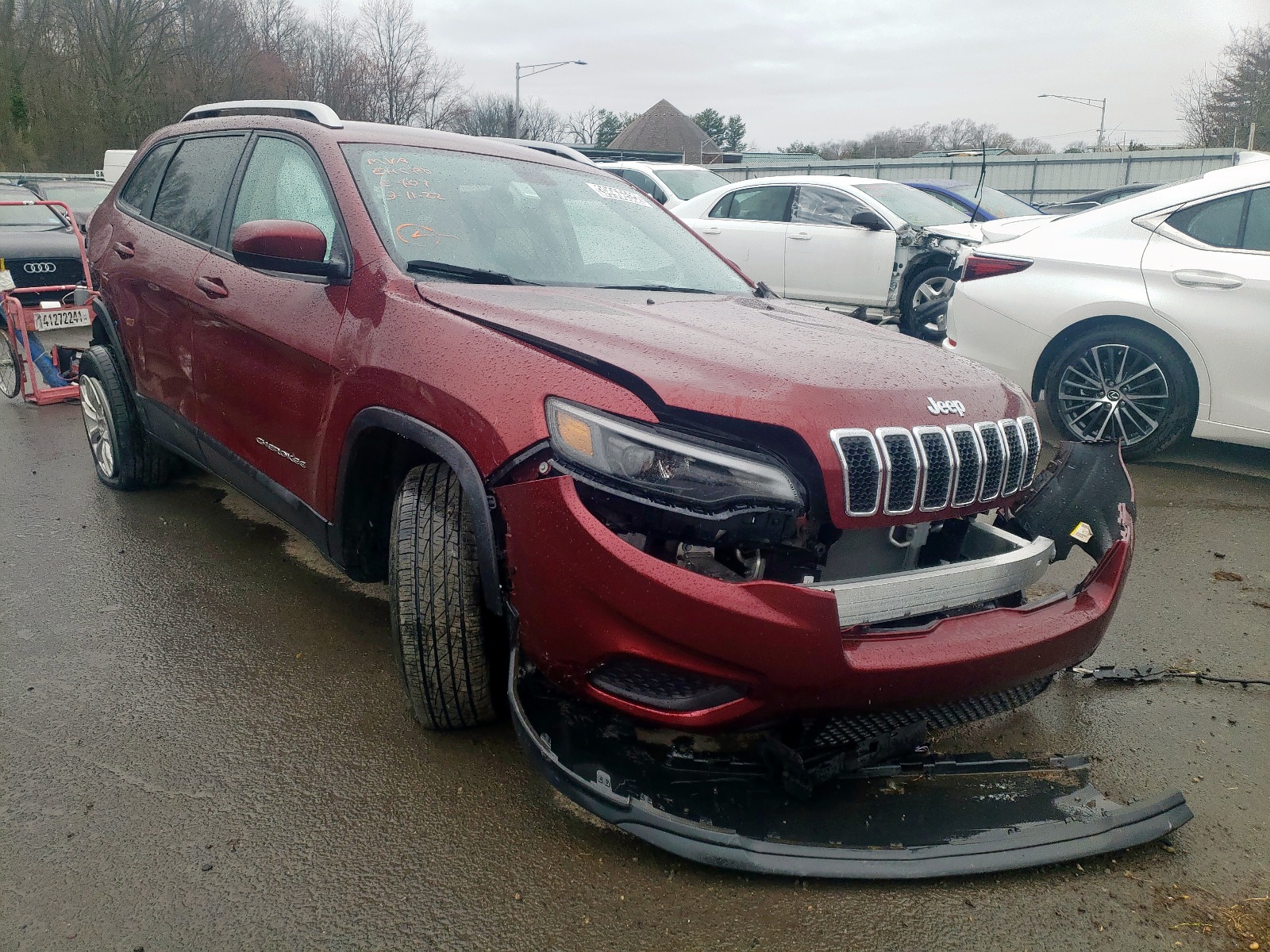 JEEP CHEROKEE L 2020 with VIN 1C4PJLCB7LD601302 - Photo from auction