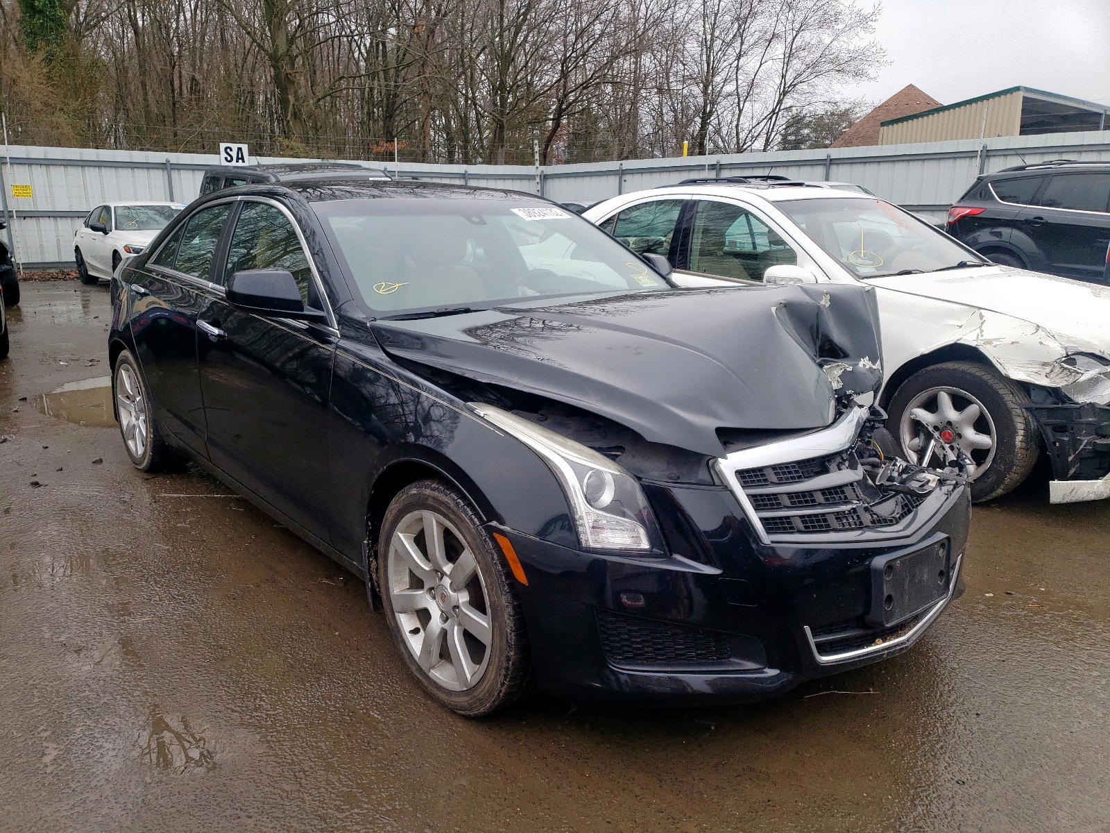 CADILLAC ATS 2014 with VIN 1G6AA5RA4E0104253 - Photo from auction