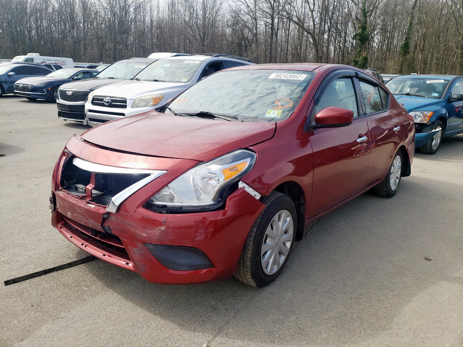 Photo 2 from auction – 2016 NISSAN VERSA S with VIN 3N1CN7AP5GL826765