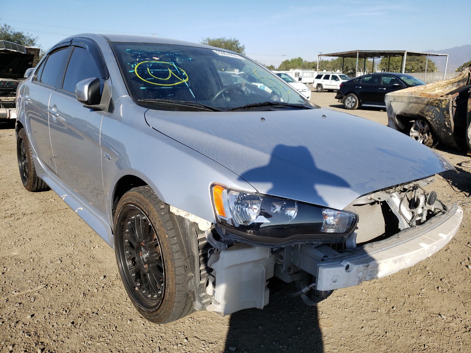 MITSUBISHI LANCER ES 2015 with VIN JA32U2FU0FU026066 - Photo from auction