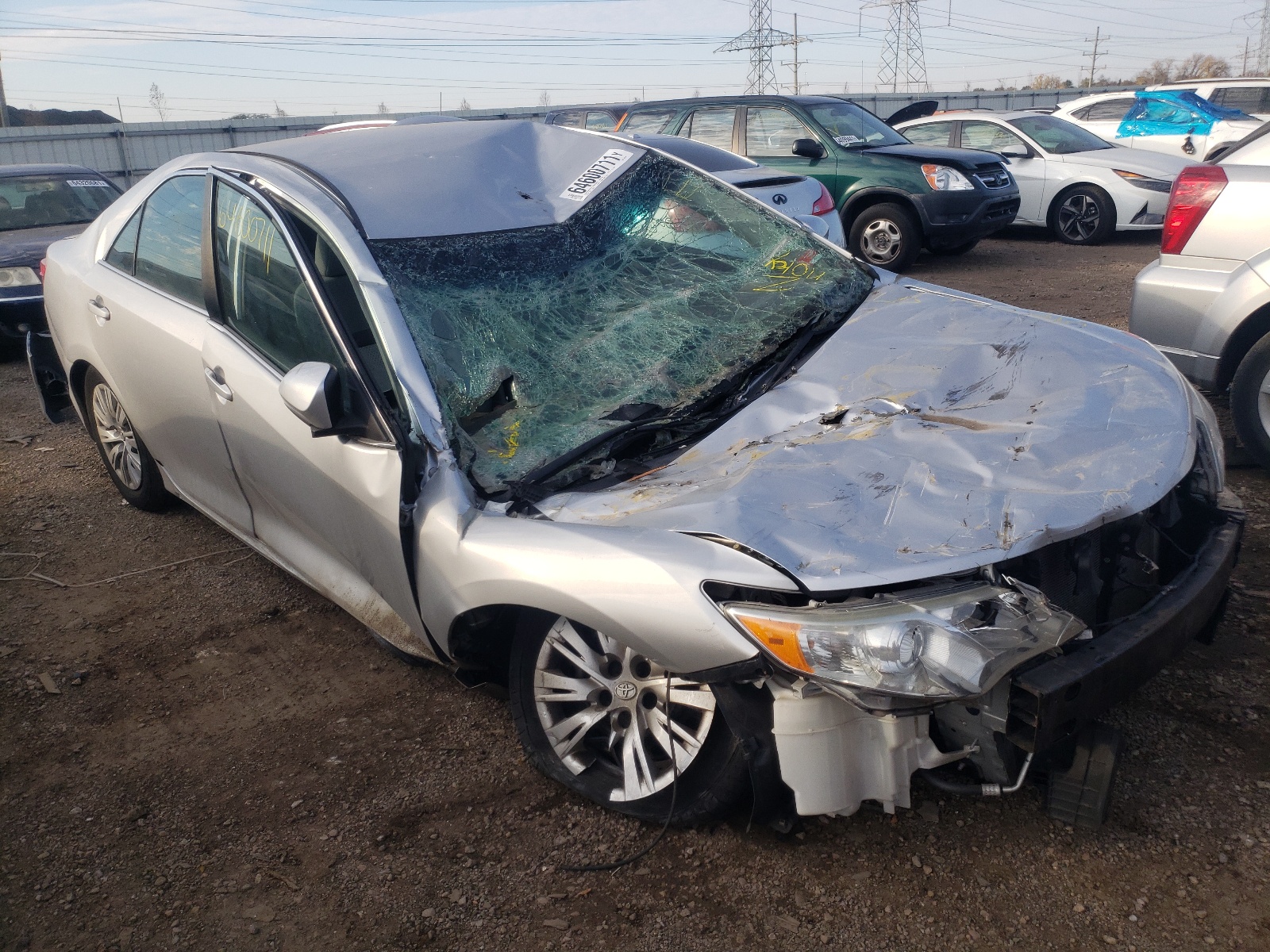 TOYOTA CAMRY L 2014 with VIN 4T4BF1FK1ER429140 - Photo from auction