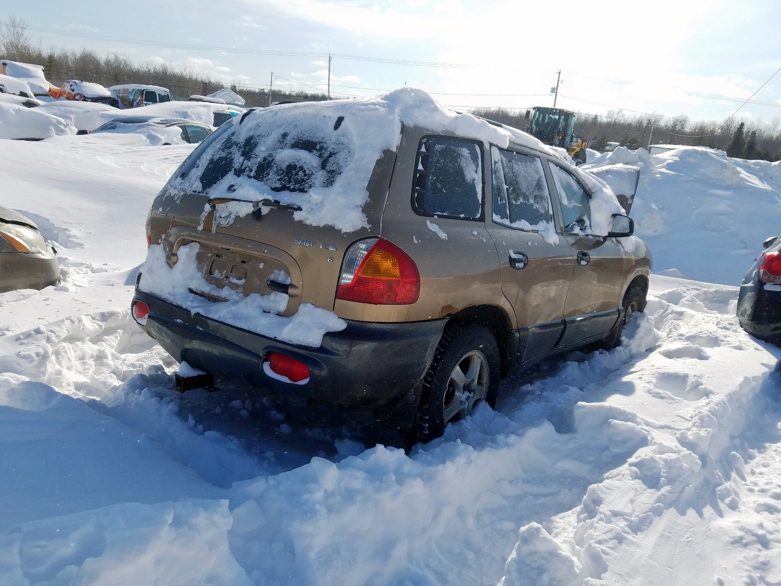 Photo 4 from auction – 2003 HYUNDAI SANTA FE with VIN KM8SB73D03U369072
