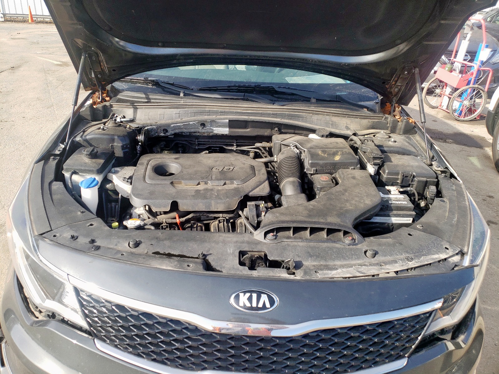 Photo 7 from auction – 2016 KIA OPTIMA LX with VIN 5XXGT4L37GG065293