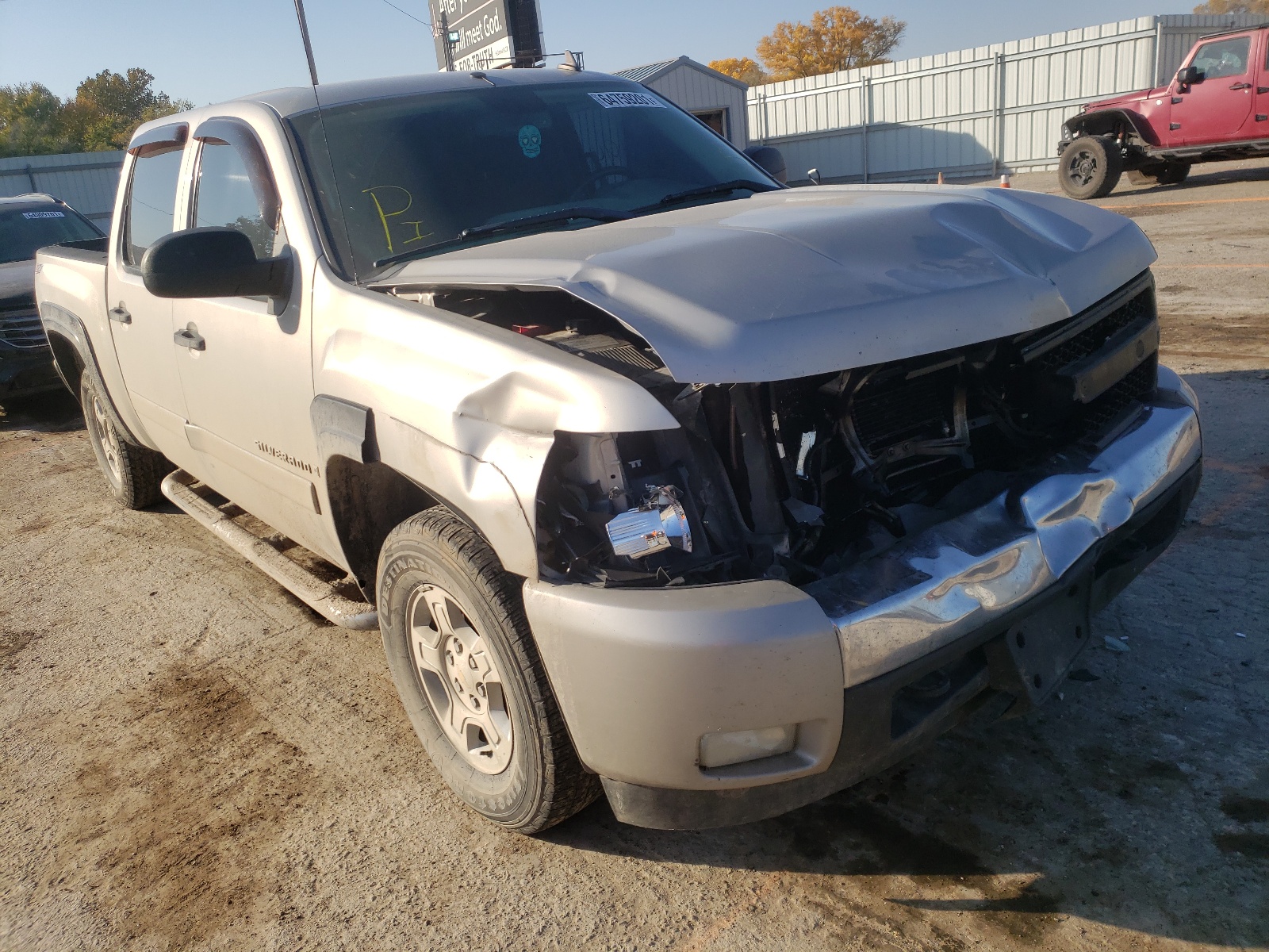 CHEVROLET SILVERADO 2008 with VIN 3GCEK13J08G265552 - Photo from auction