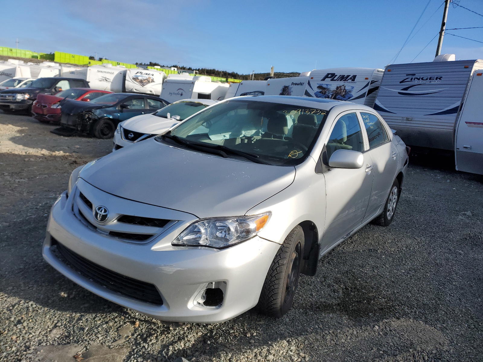 Photo 2 from auction – 2013 TOYOTA COROLLA BA with VIN 2T1BU4EE8DC954922
