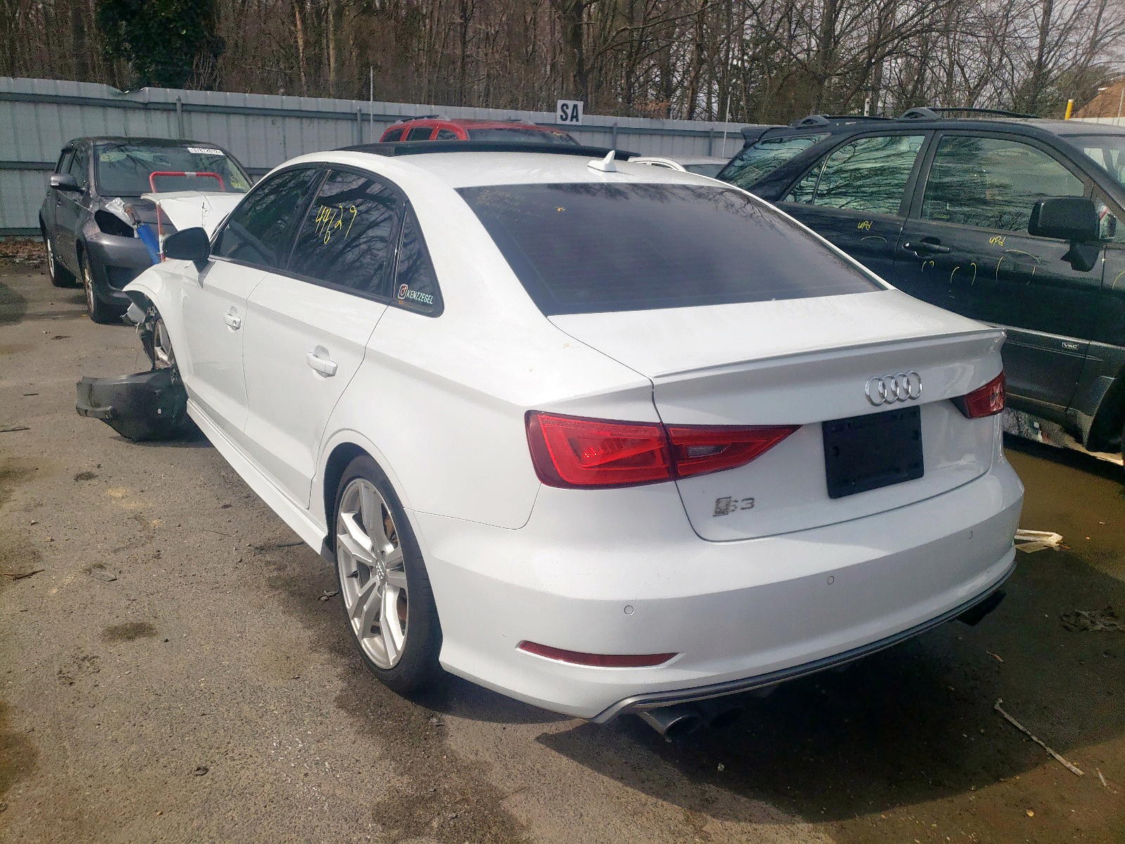 Photo 3 from auction – 2016 AUDI S3 PREMIUM with VIN WAUB1GFF6G1100129