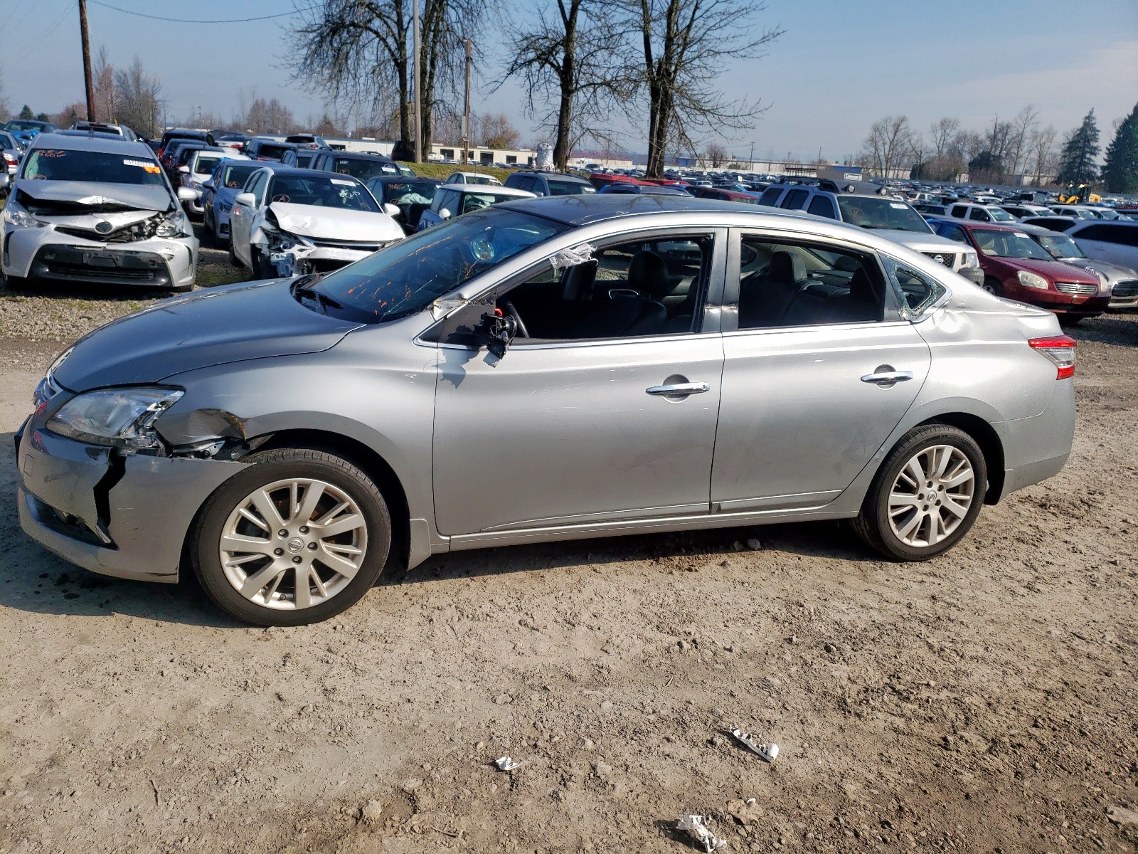 Photo 9 from auction – 2014 NISSAN SENTRA S with VIN 3N1AB7AP0EY237753