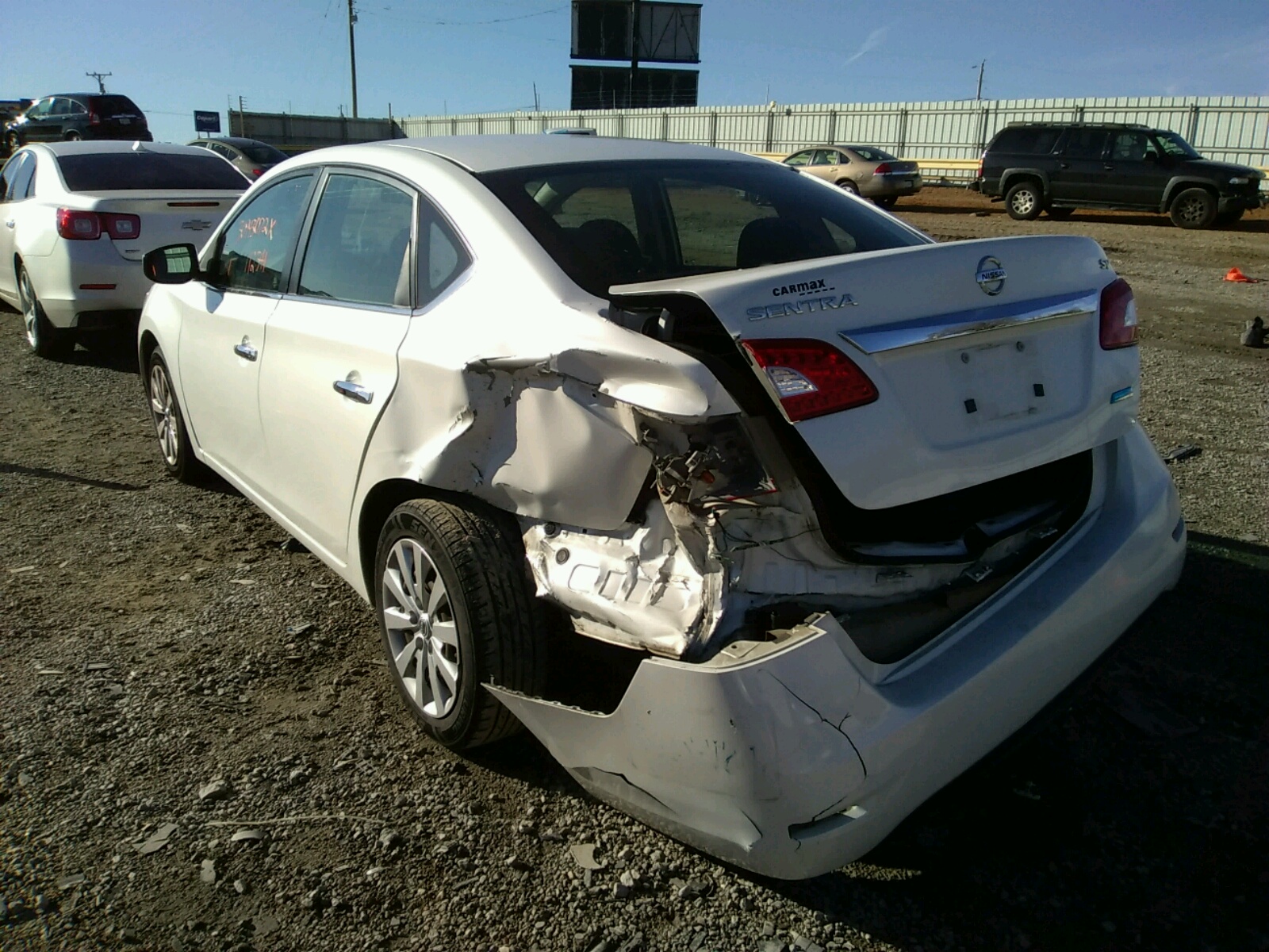 Photo 3 from auction – 2013 NISSAN SENTRA S with VIN 3N1AB7AP7DL764233