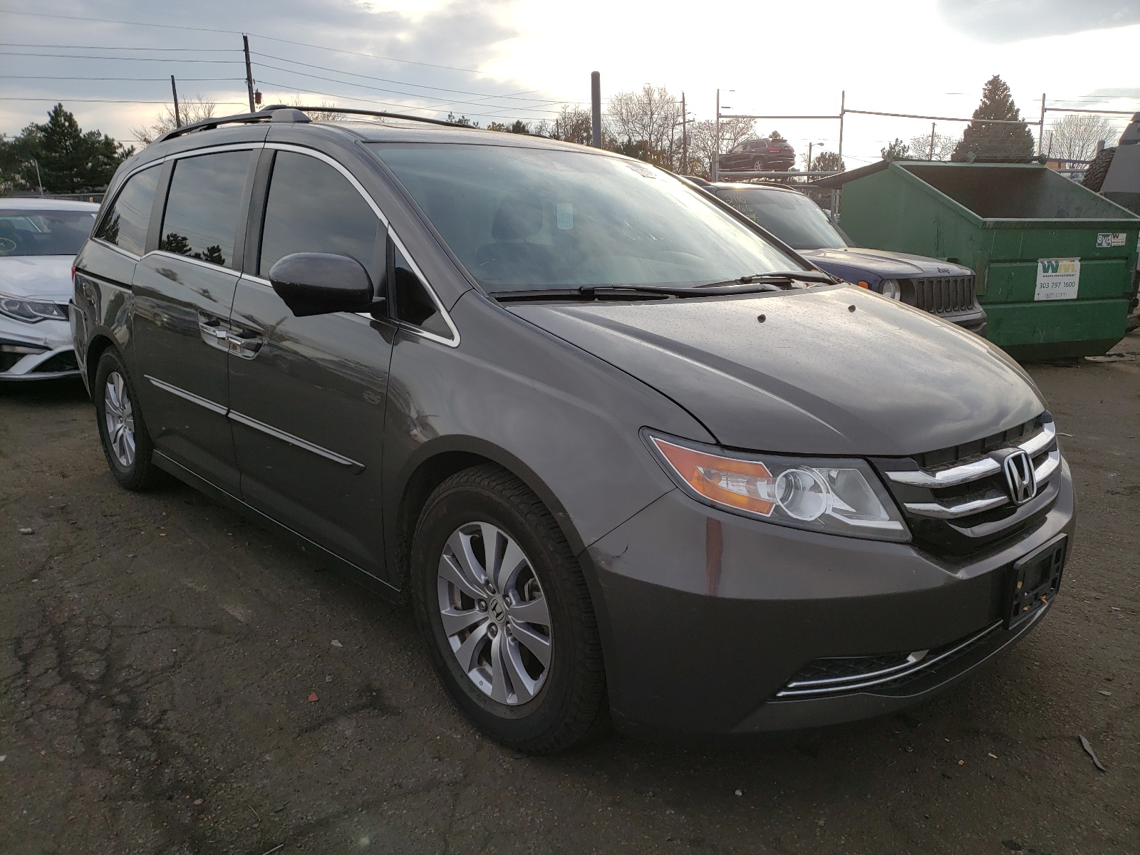Photo 1 from auction – 2014 HONDA ODYSSEY EX with VIN 5FNRL5H60EB071602