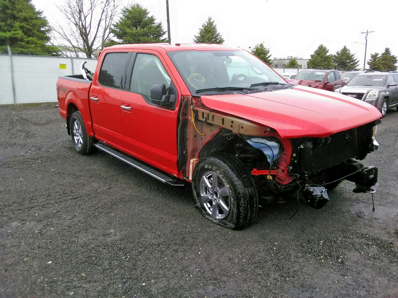 FORD F150 SUPER 2018 with VIN 1FTEW1E52JFE02504 - Photo from auction
