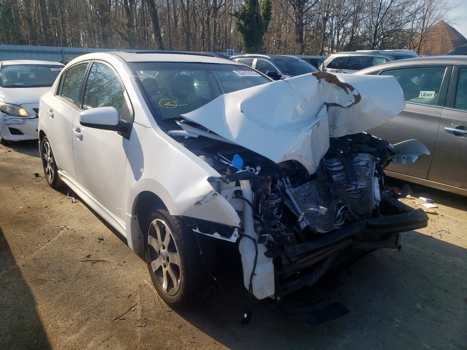 Photo 1 from auction – 2012 NISSAN SENTRA 2.0 with VIN 3N1AB6APXCL676091