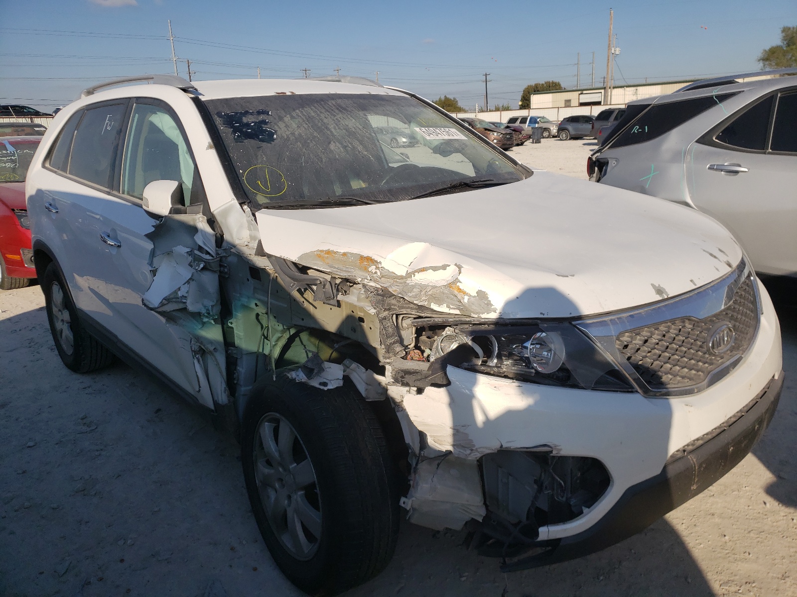 KIA SORENTO BA 2011 with VIN 5XYKT4A10BG155949 - Photo from auction