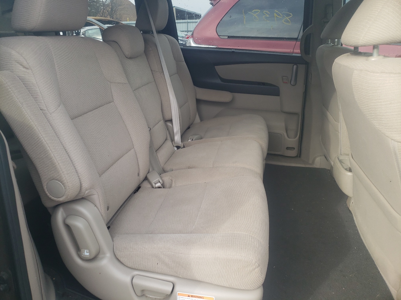 Photo 6 from auction – 2011 HONDA ODYSSEY EX with VIN 5FNRL5H41BB052941