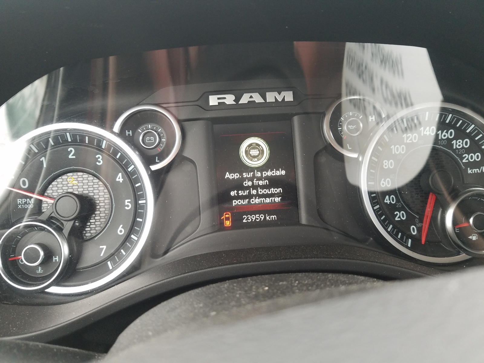 Photo 8 from auction – 2019 RAM 1500 BIG H with VIN 1C6SRFMT7KN767766
