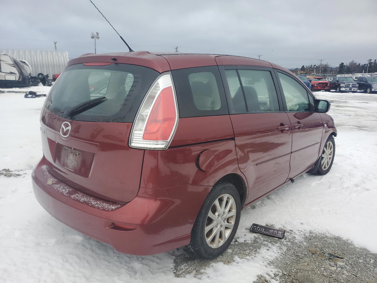 Photo 4 from auction – 2008 MAZDA MAZDA 5 with VIN JM1CR293980327200