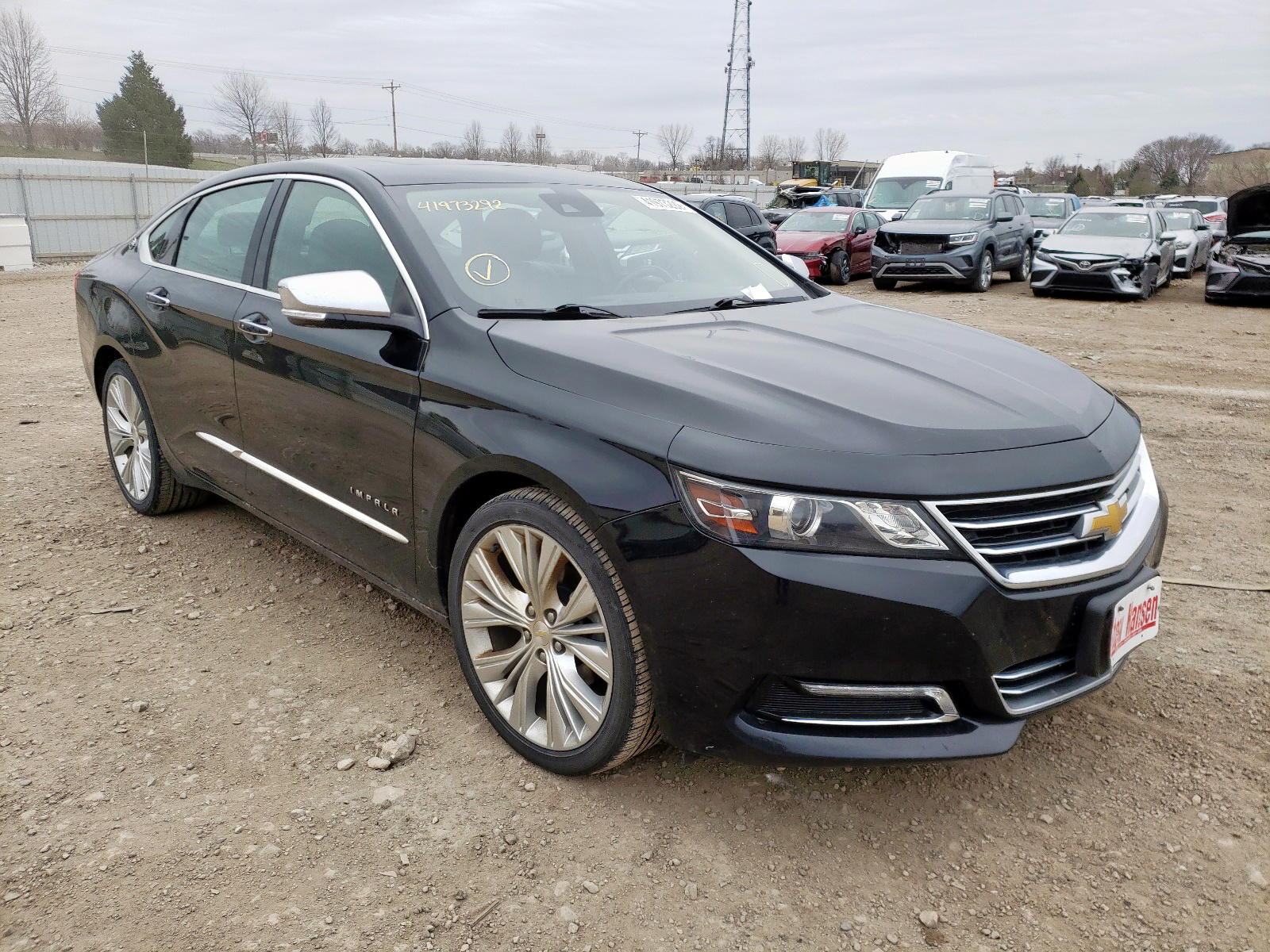 CHEVROLET IMPALA LTZ 2014 with VIN 2G1155S34E9105950 - Photo from auction