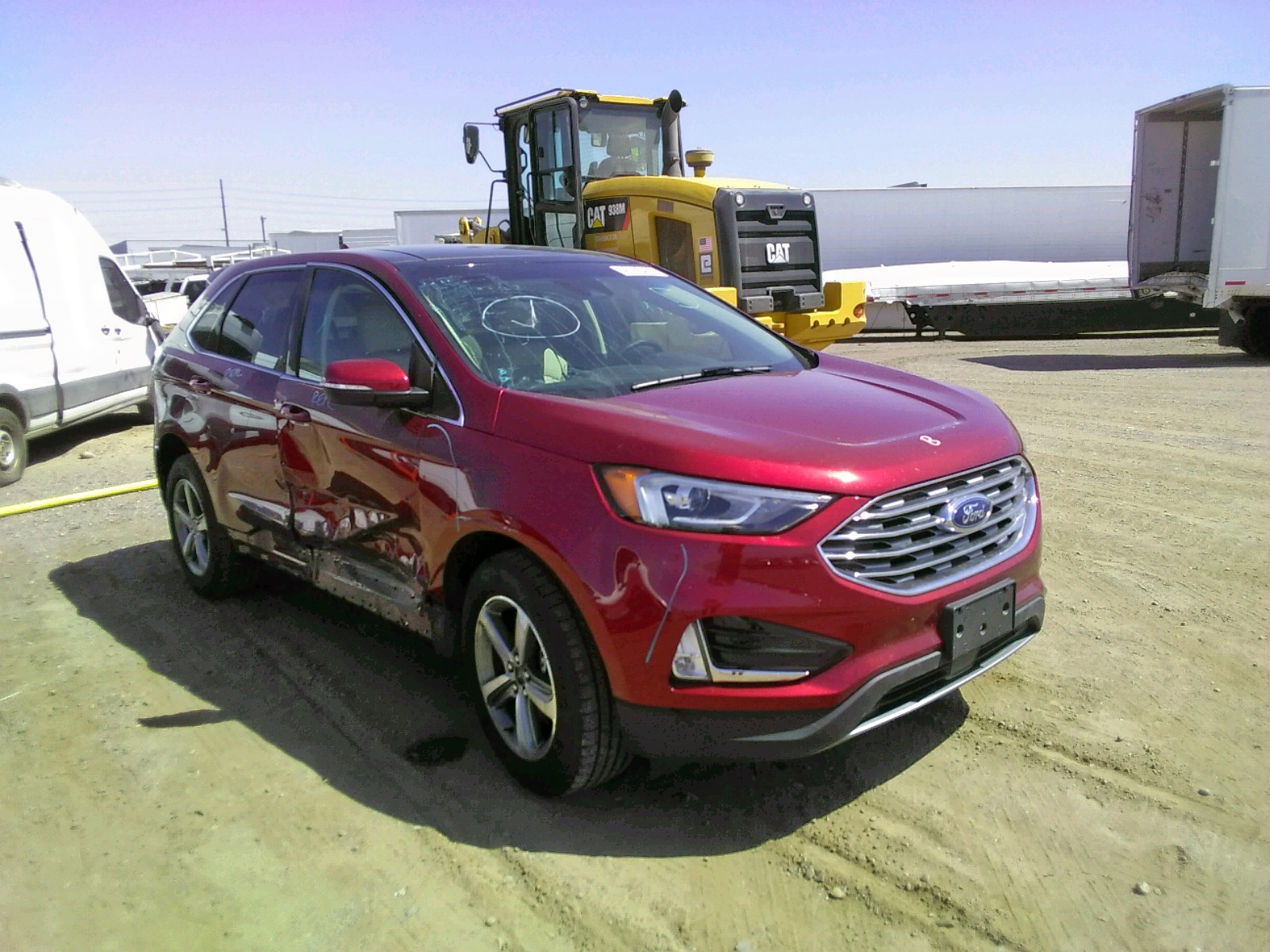 FORD EDGE SEL 2019 with VIN 2FMPK3J90KBB95991 - Photo from auction