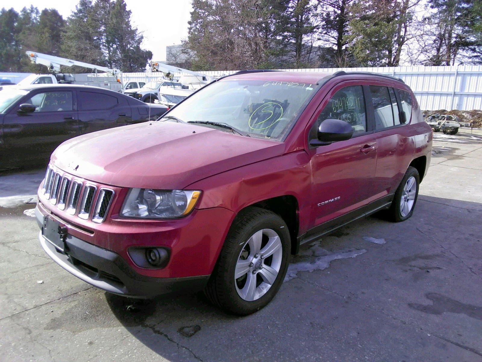 Photo 2 from auction – 2012 JEEP COMPASS SP with VIN 1C4NJDBB6CD591831