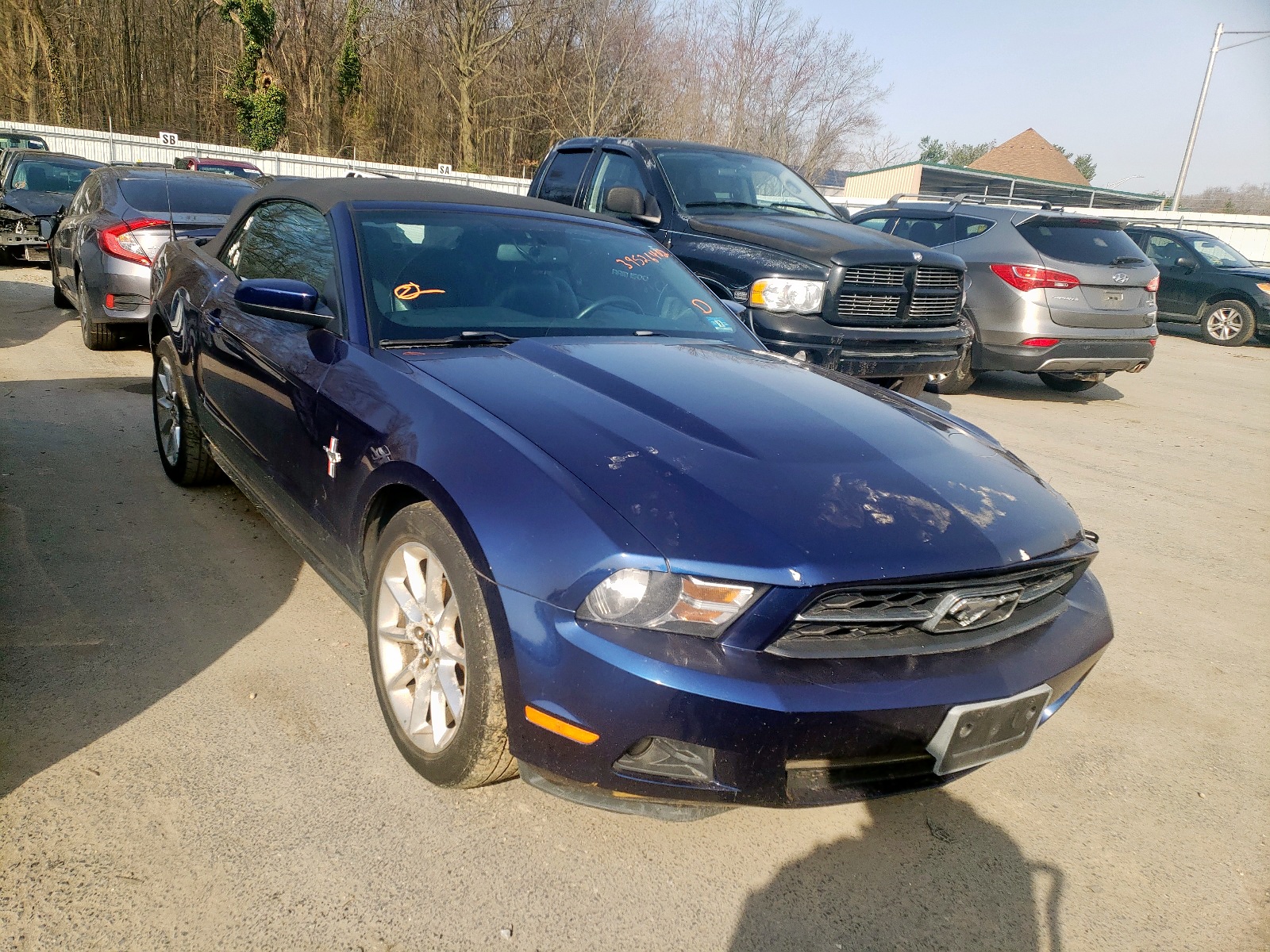 Photo 1 from auction – 2010 FORD MUSTANG with VIN 1ZVBP8EN8A5115129