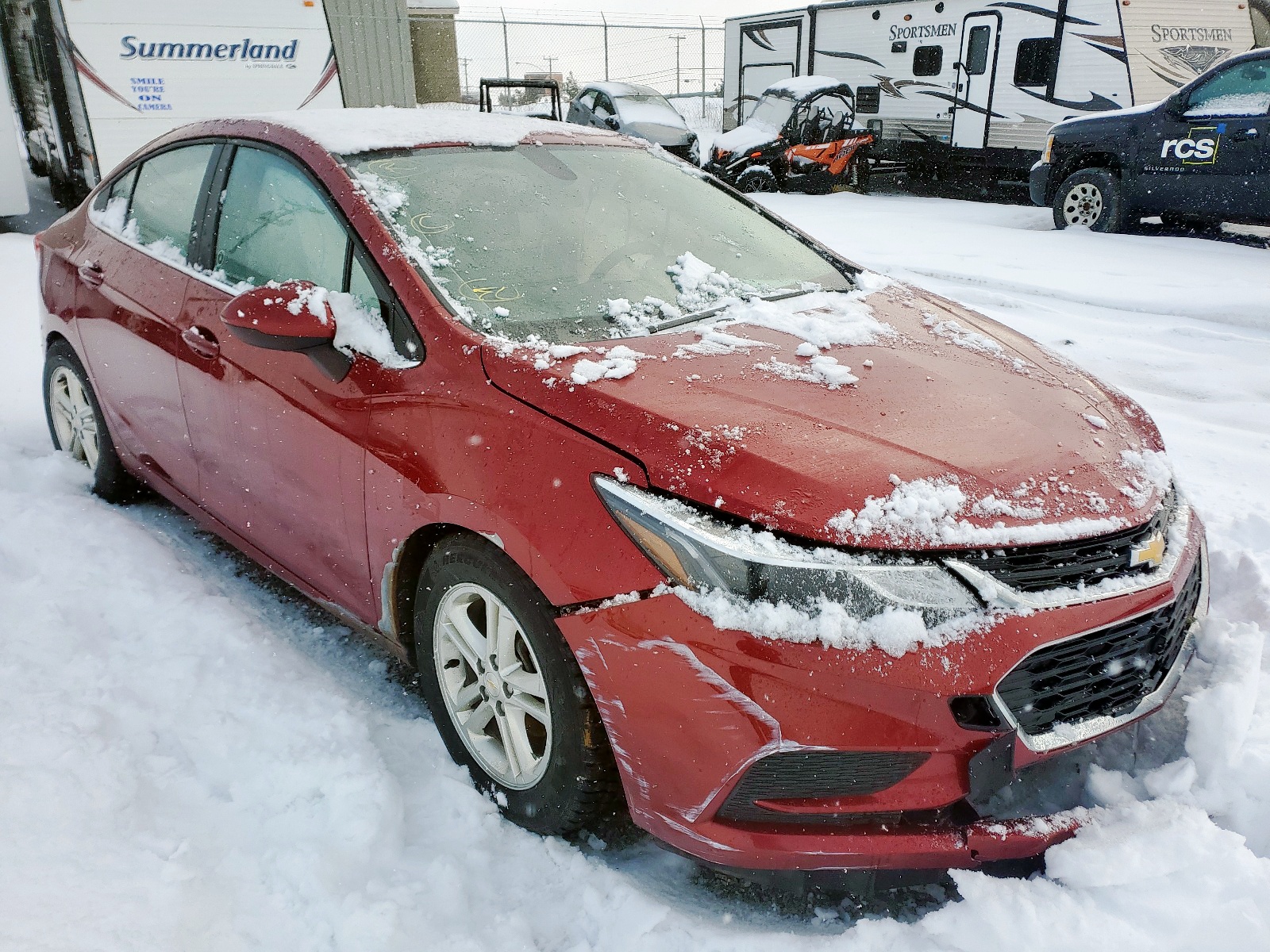 Photo 1 from auction – 2017 CHEVROLET CRUZE LT with VIN 3G1BE5SM6HS602440