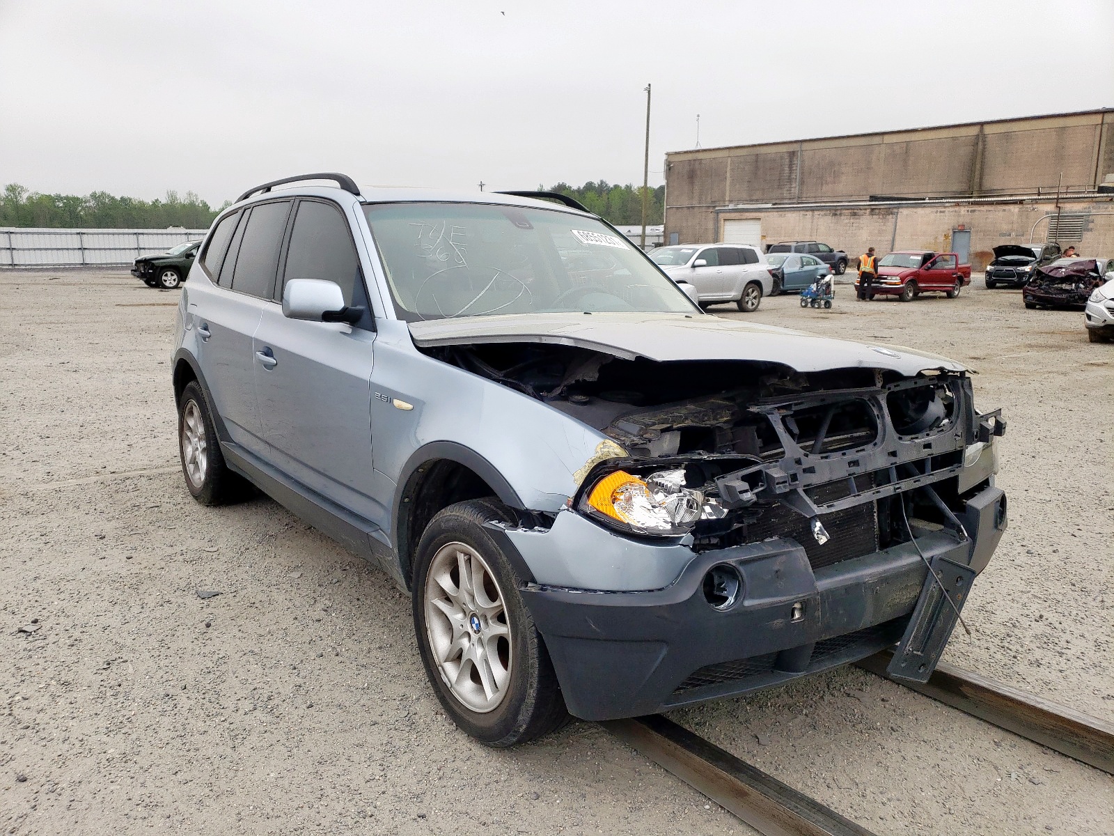BMW X3 2.5I 2004 with VIN WBXPA73464WC43503 - Photo from auction