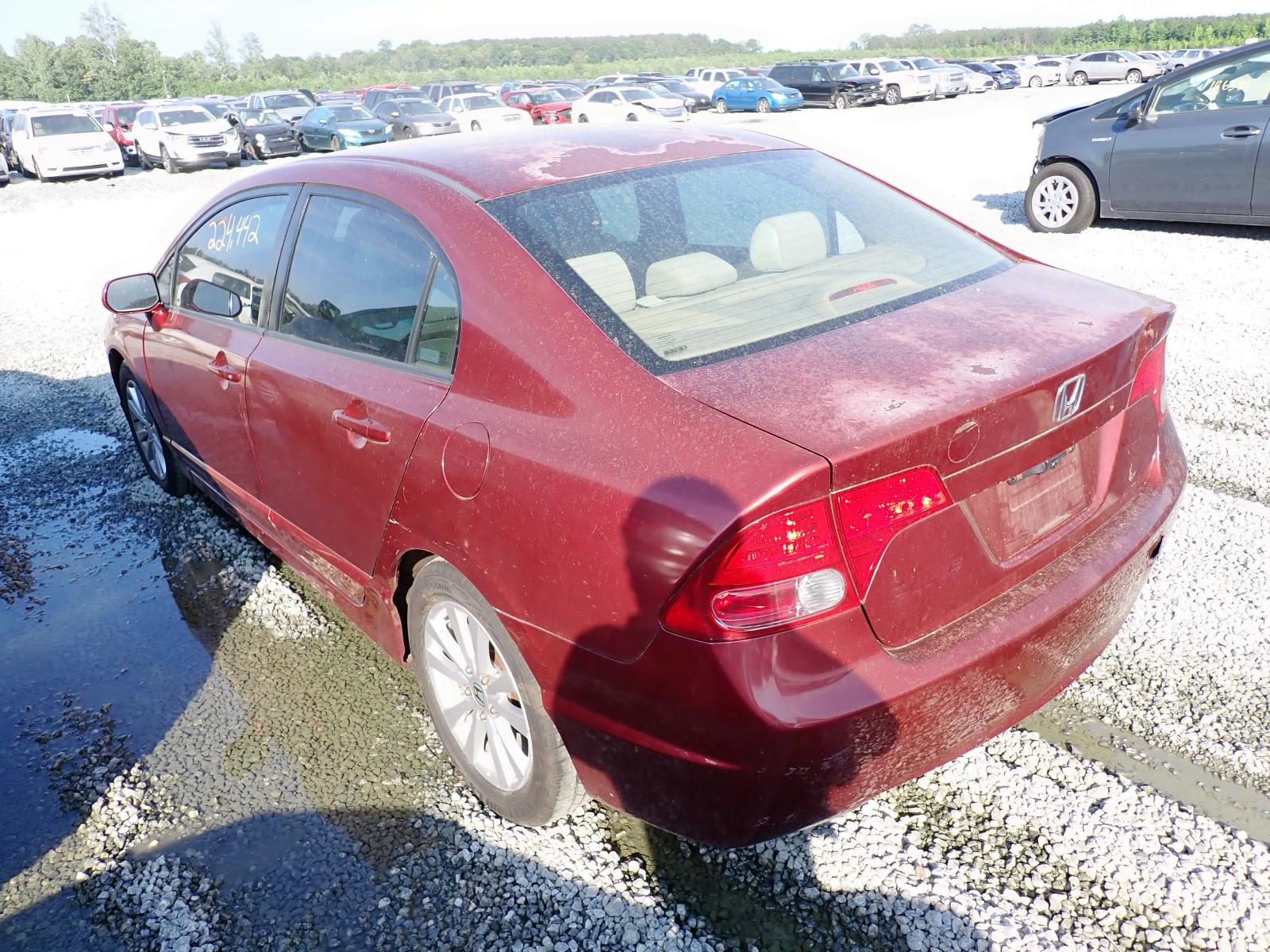 Photo 3 from auction – 2008 HONDA CIVIC LX with VIN 2HGFA16588H519029