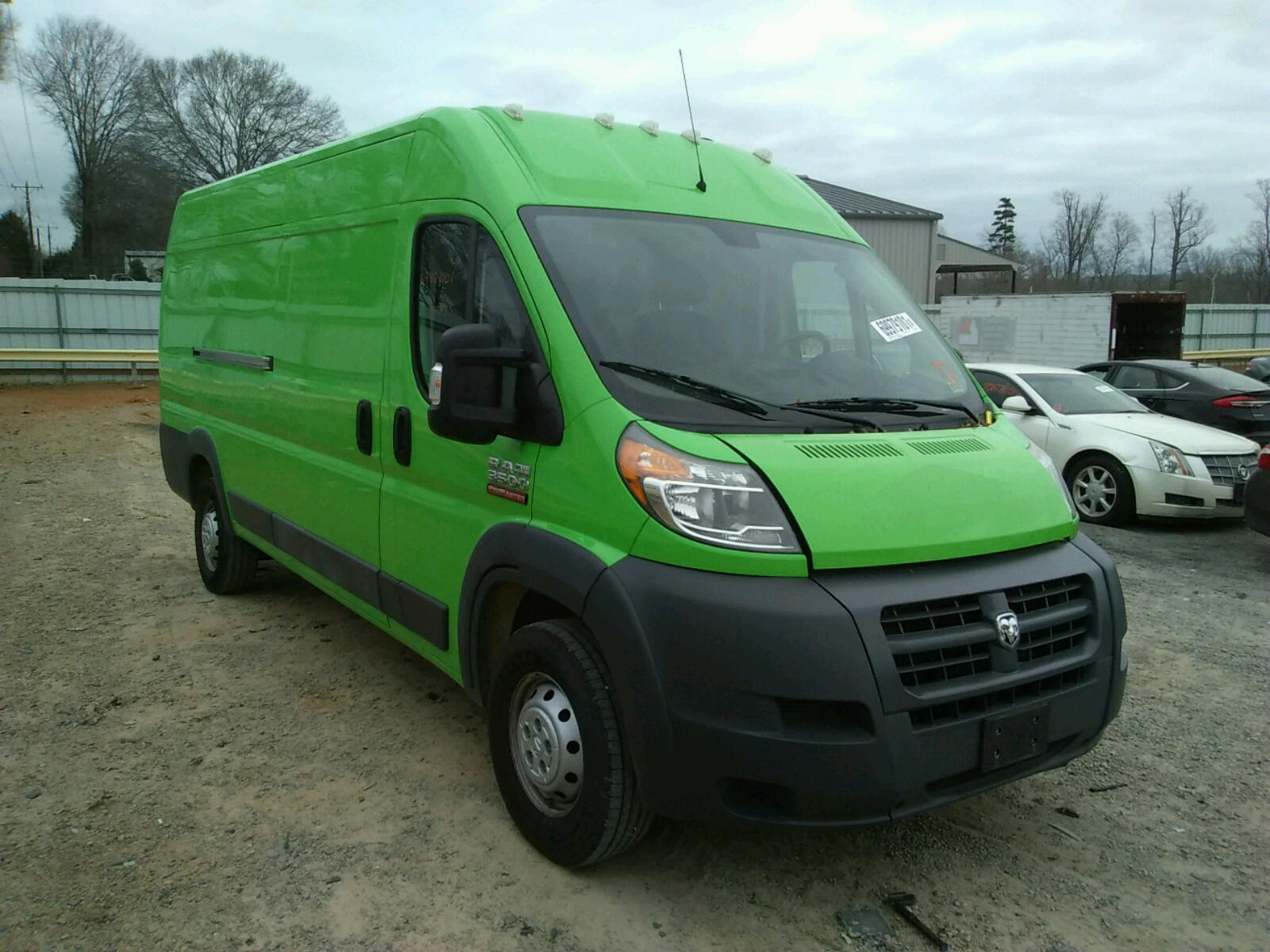 RAM PROMASTER 2017 with VIN 3C6URVJG9HE505349 - Photo from auction