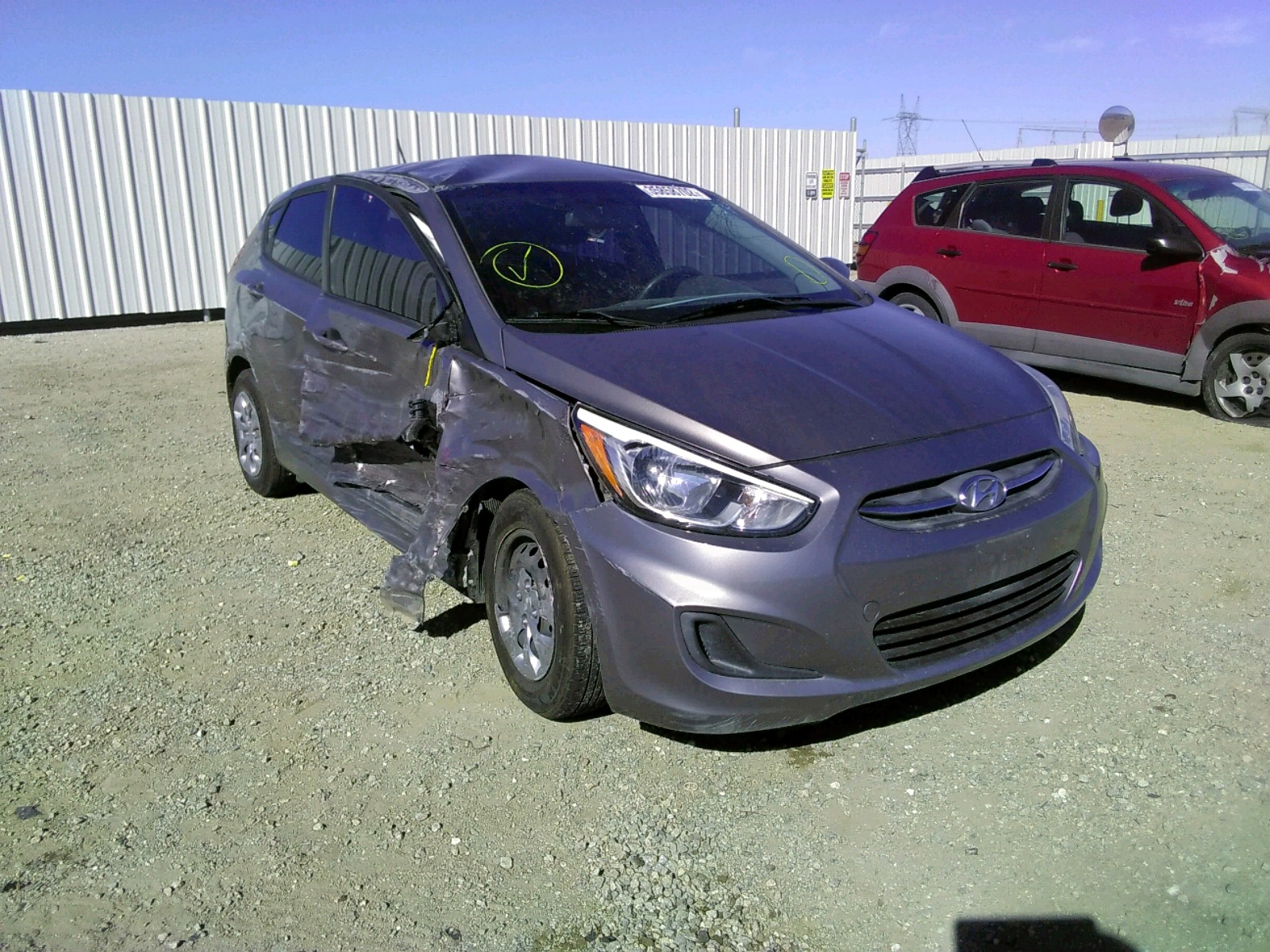 HYUNDAI ACCENT SE 2017 with VIN KMHCT5AE9HU360086 - Photo from auction
