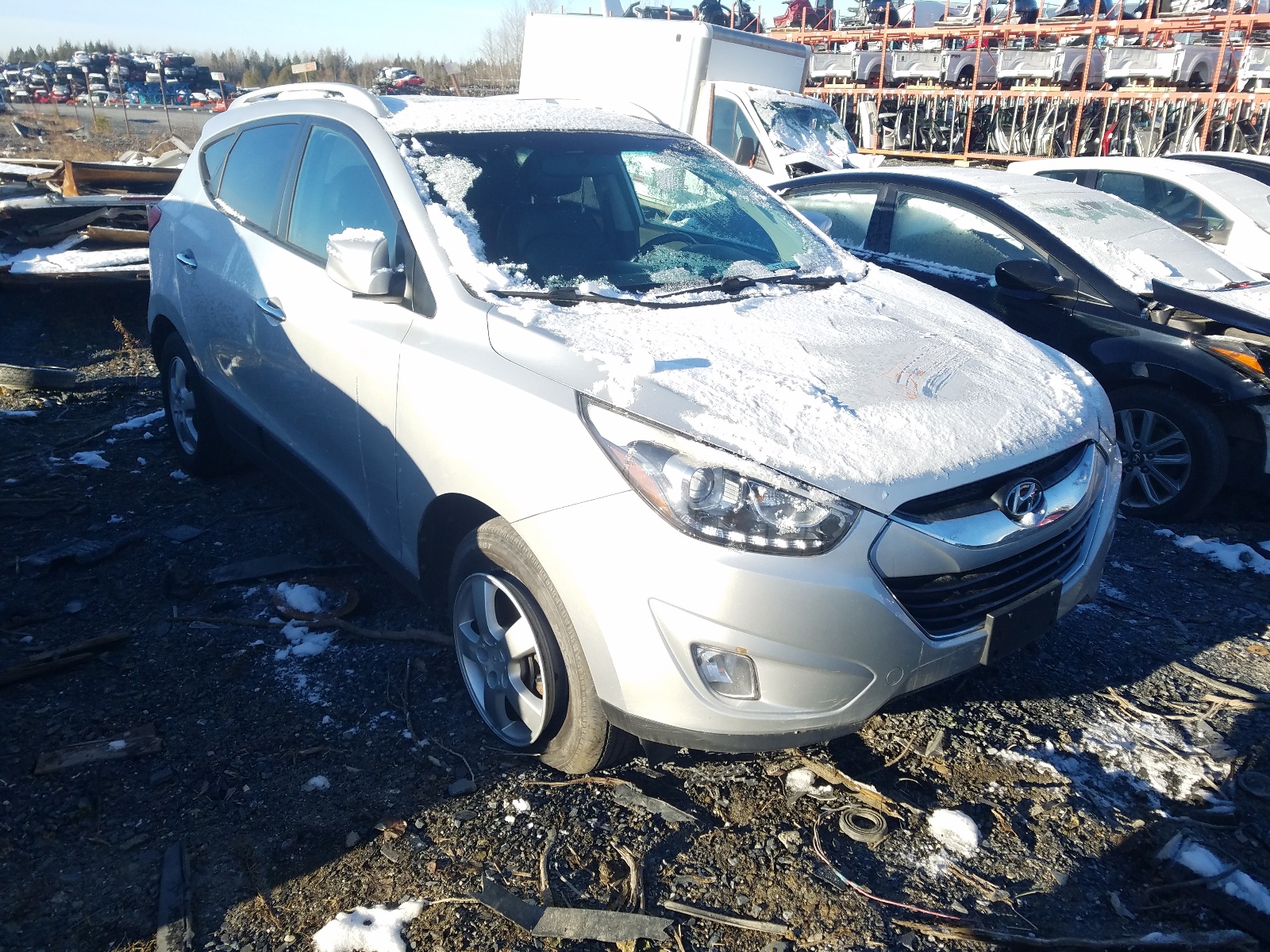 Photo 1 from auction – 2014 HYUNDAI TUCSON LIM with VIN KM8JUCAG0EU918008